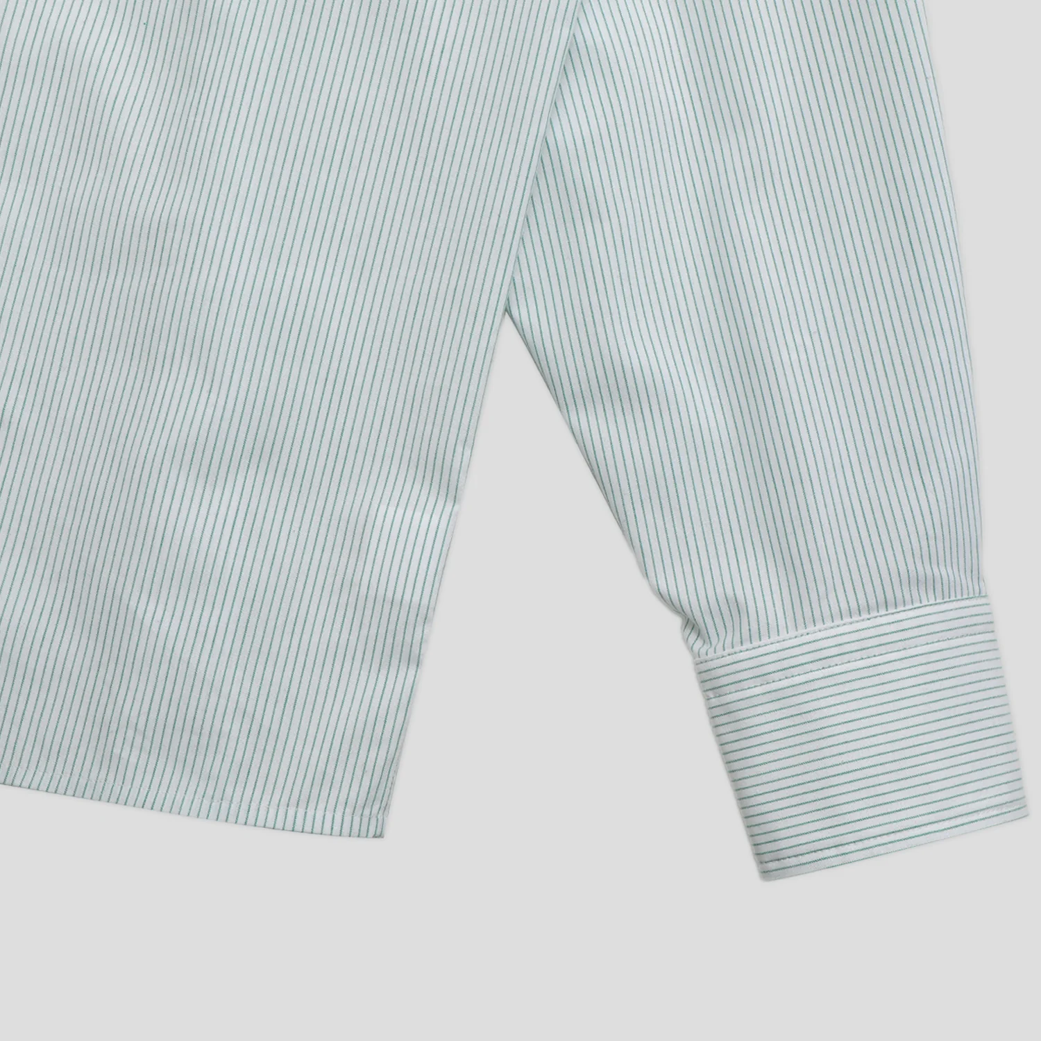 Pass~Port Australian Manufactured Oxford Shirt - Mint Green Stripe - Image 5