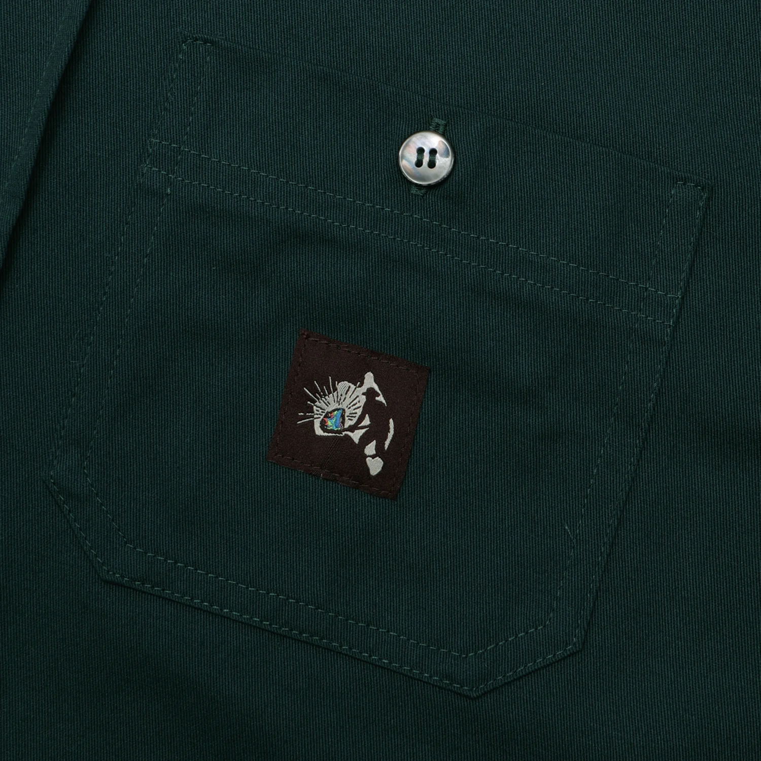 Pass~Port Australian Manufactured Short Sleeve Work Shirt - Jade Green - Image 5