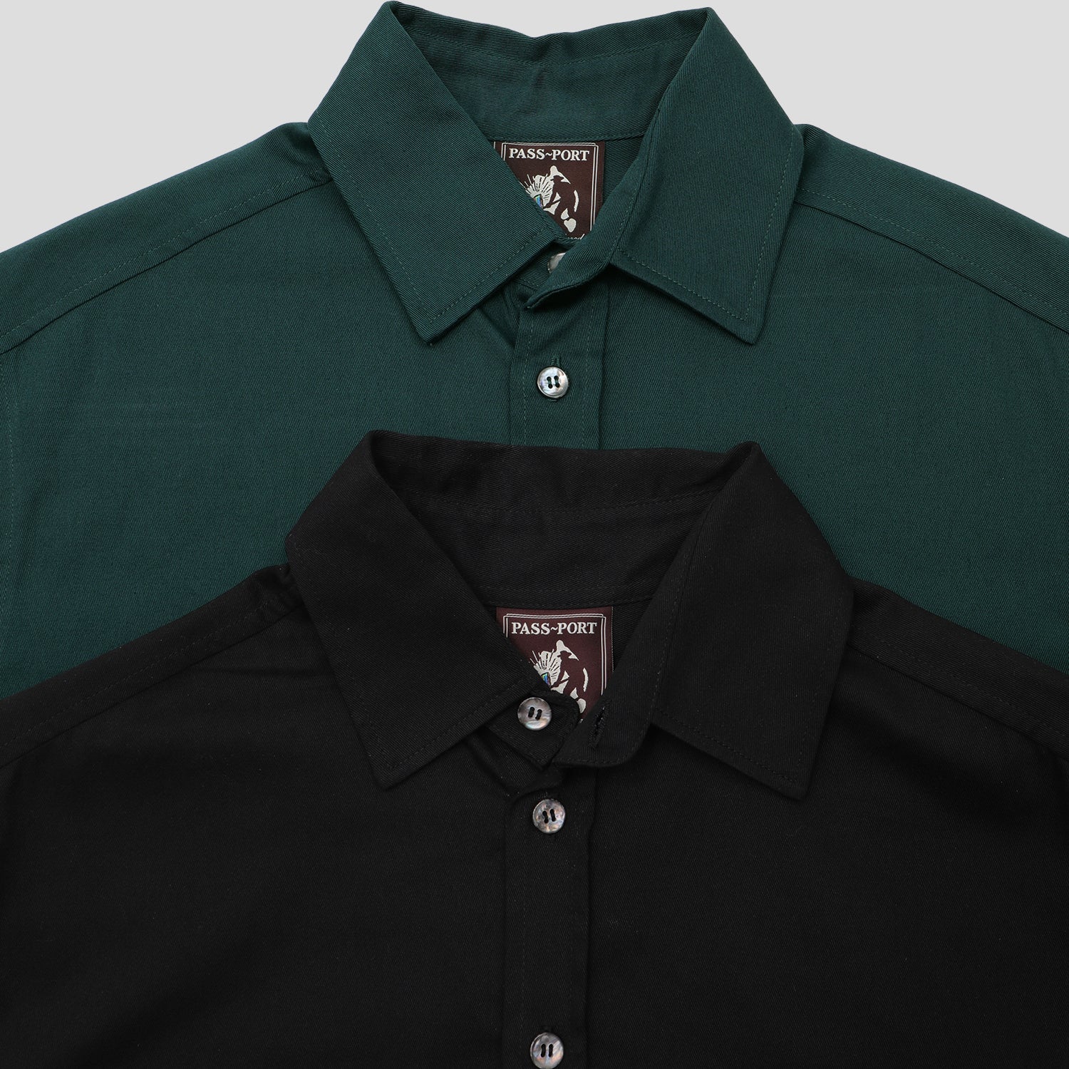 Pass~Port Australian Manufactured Short Sleeve Work Shirt - Black - Image 6