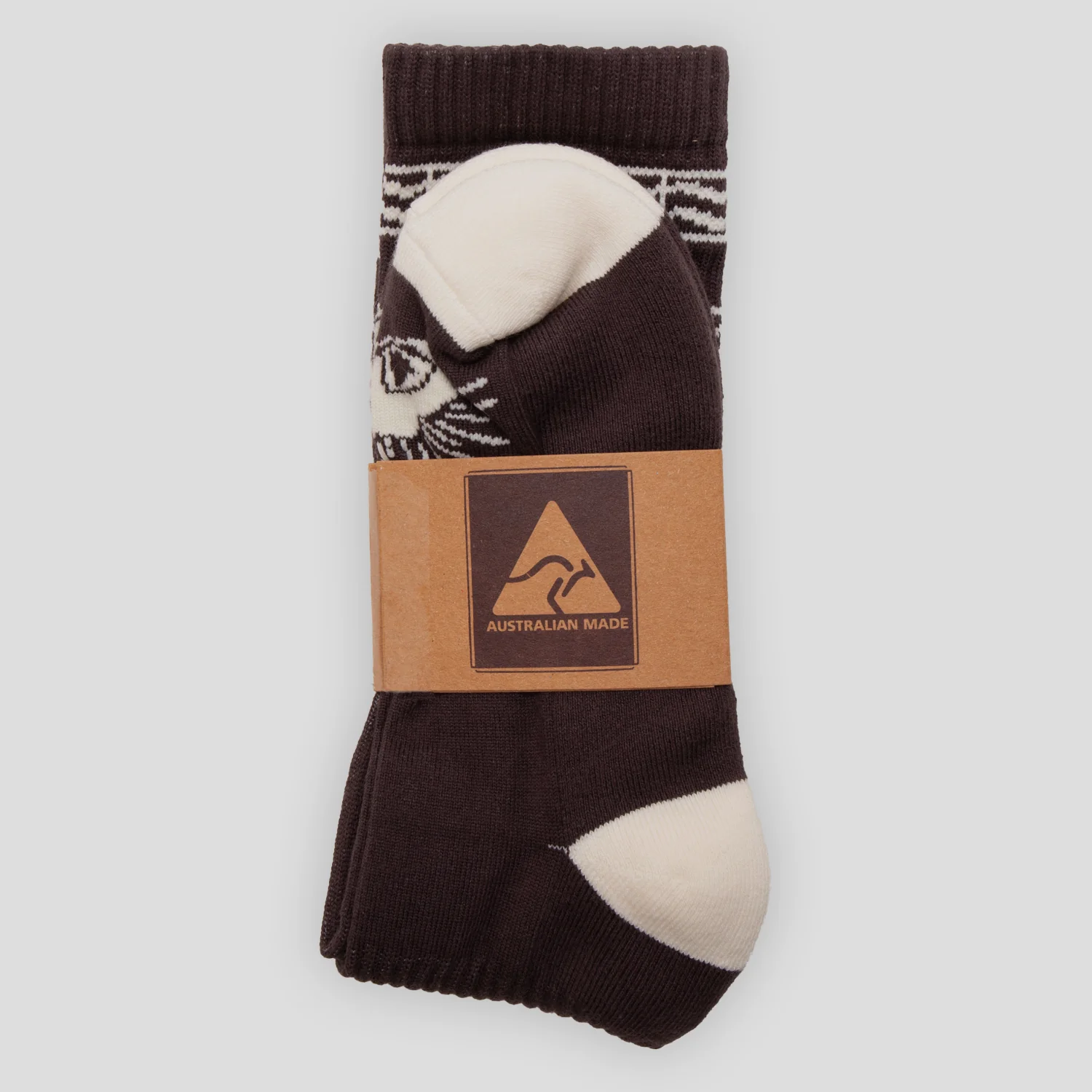 Pass~Port Australian Manufactured Socks - Brown / Natural - Image 4
