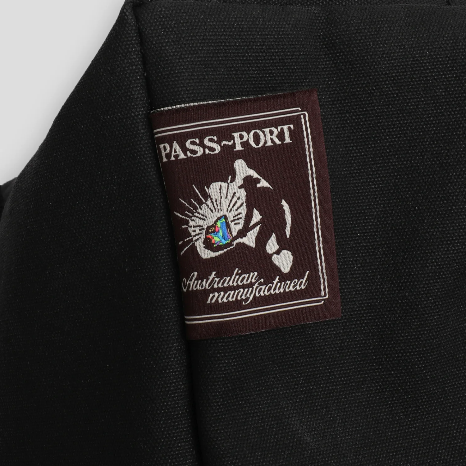Pass~Port Australian Manufactured Travel Tote Bag - Black - Image 2