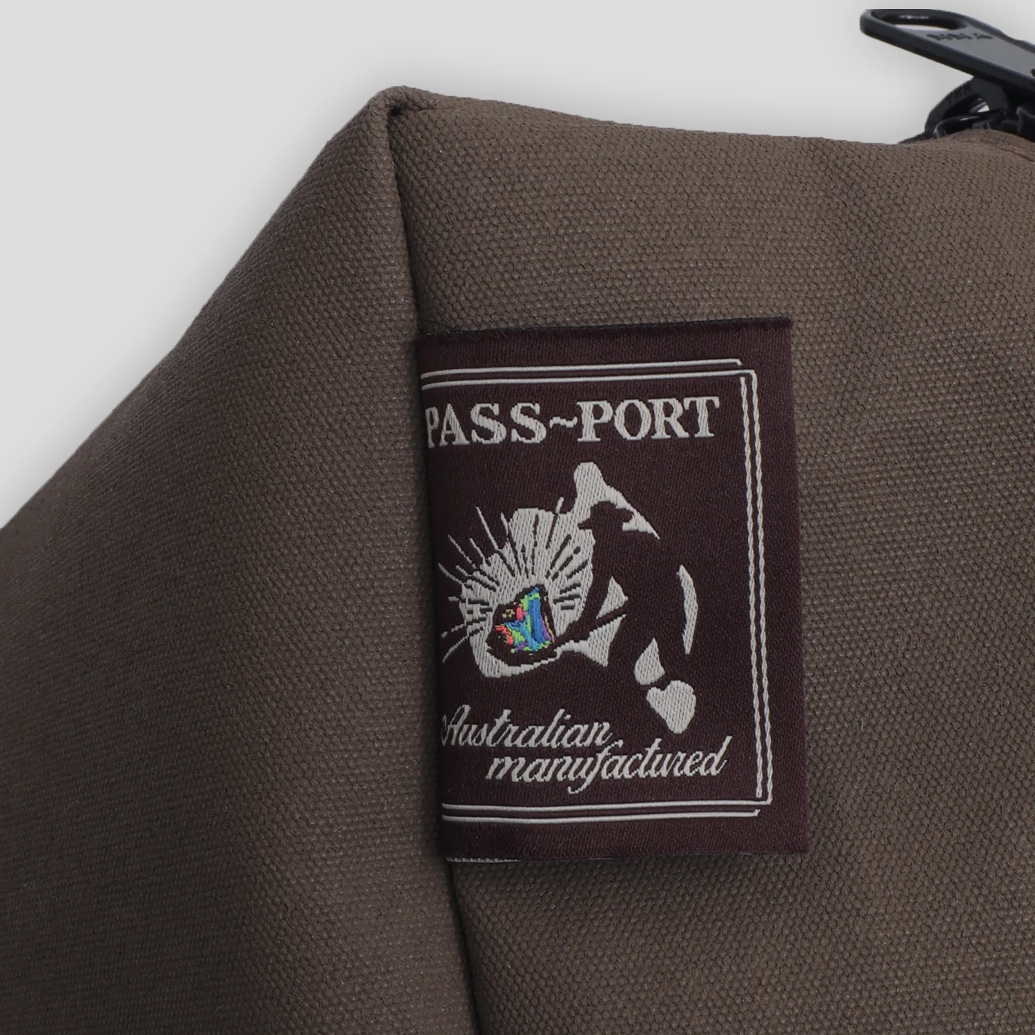 Pass~Port Australian Manufactured Travel Tote Bag - Brown - Image 3