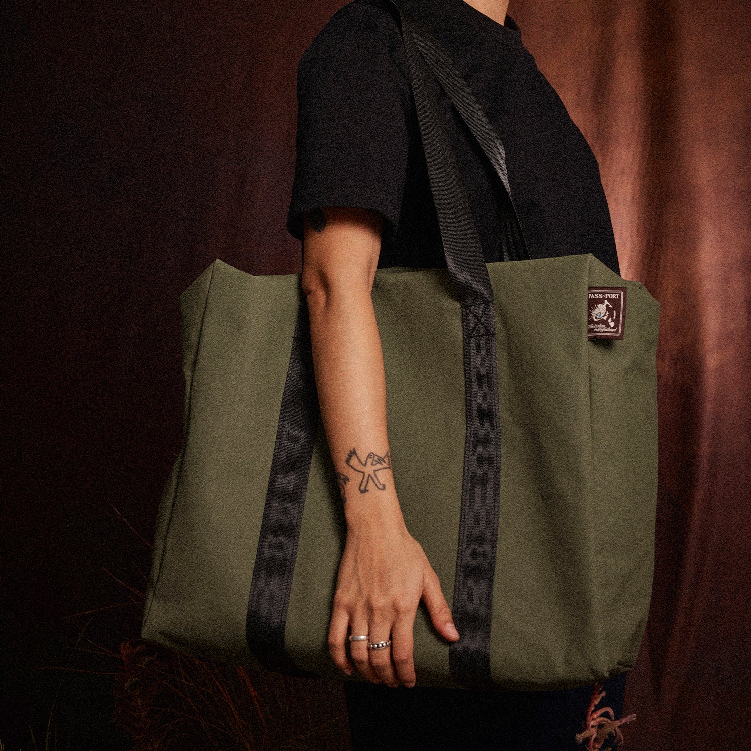 Pass~Port Australian Manufactured Travel Tote Bag - Gum Green - Image 5