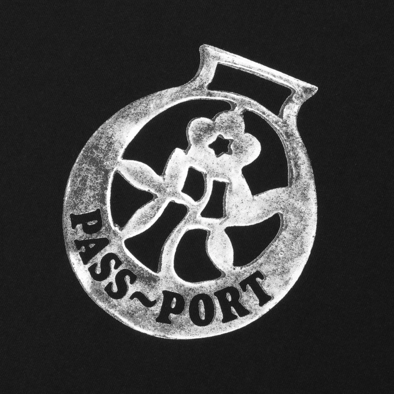 Pass~Port Brass Tee - Black - Image 2