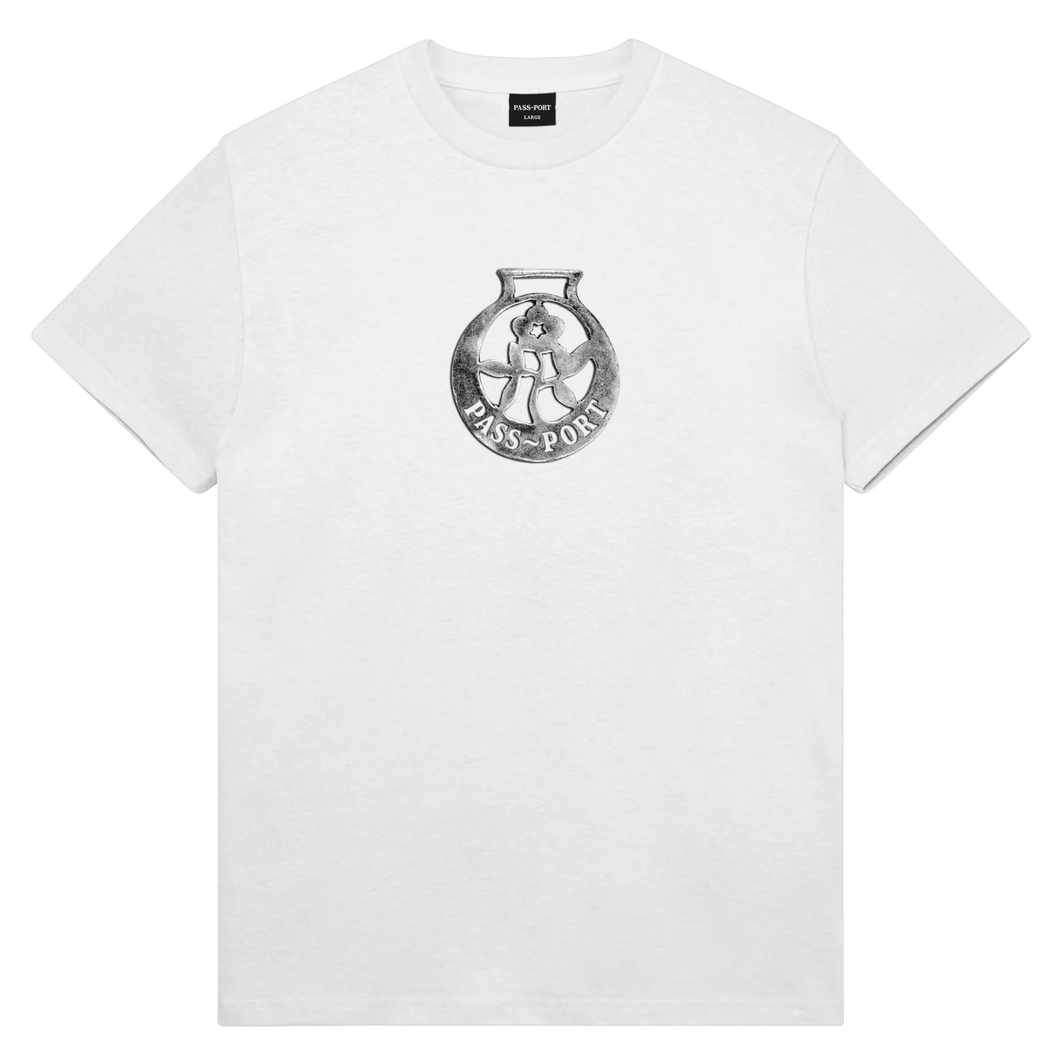 Pass~Port Brass Tee - White - Image 2