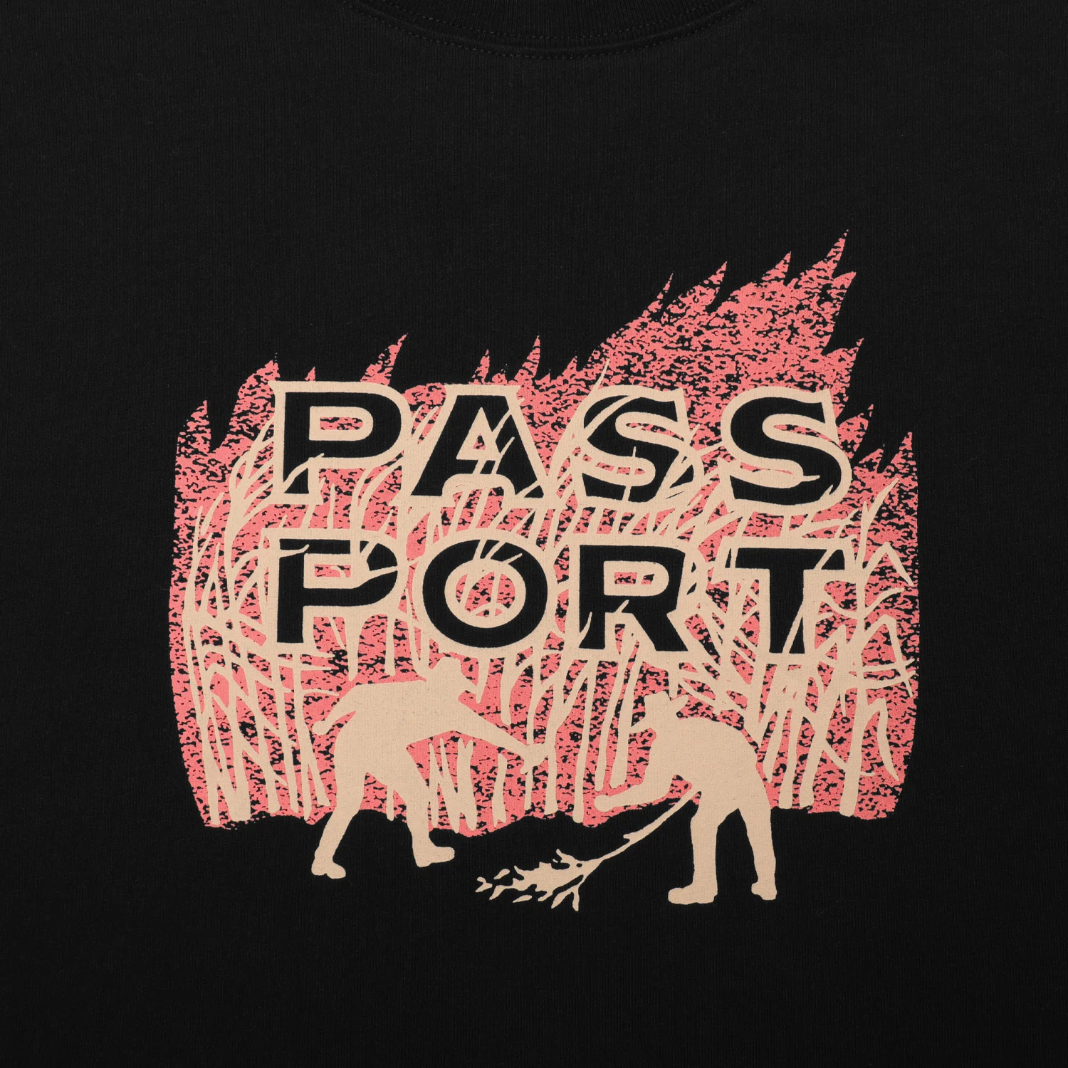 Pass~Port Brush Fire Tee - Black - Image 2