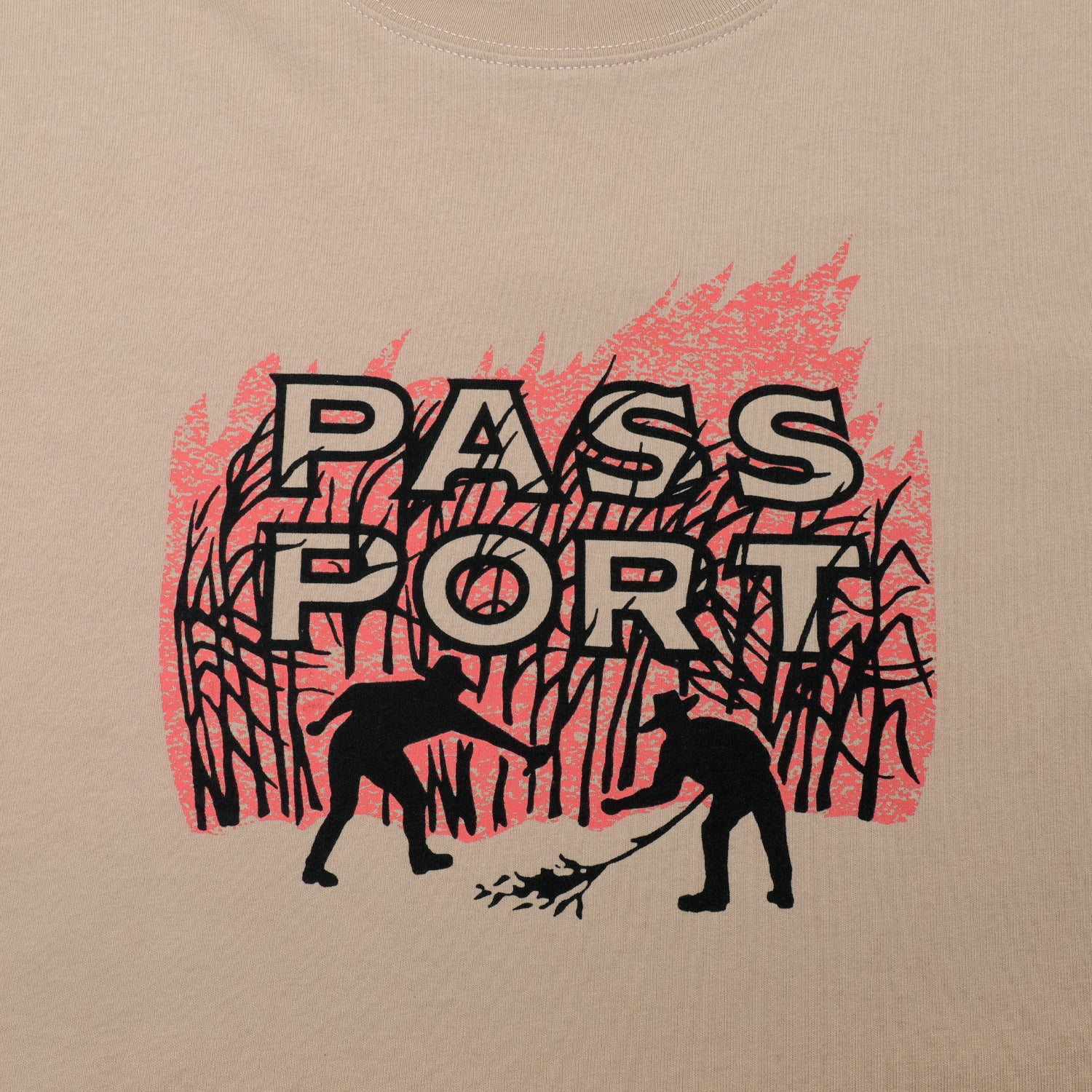 Pass~Port Brush Fire Tee - Sand - Image 2
