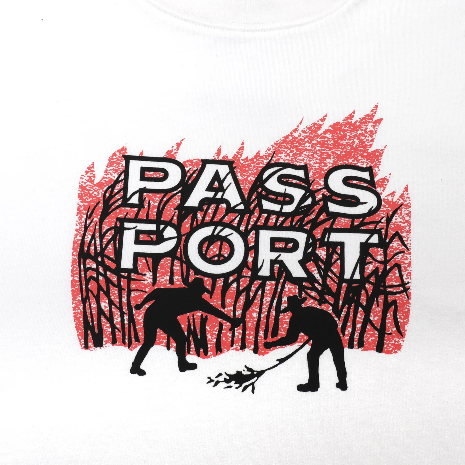 Pass~Port Brush Fire Tee - White - Image 2