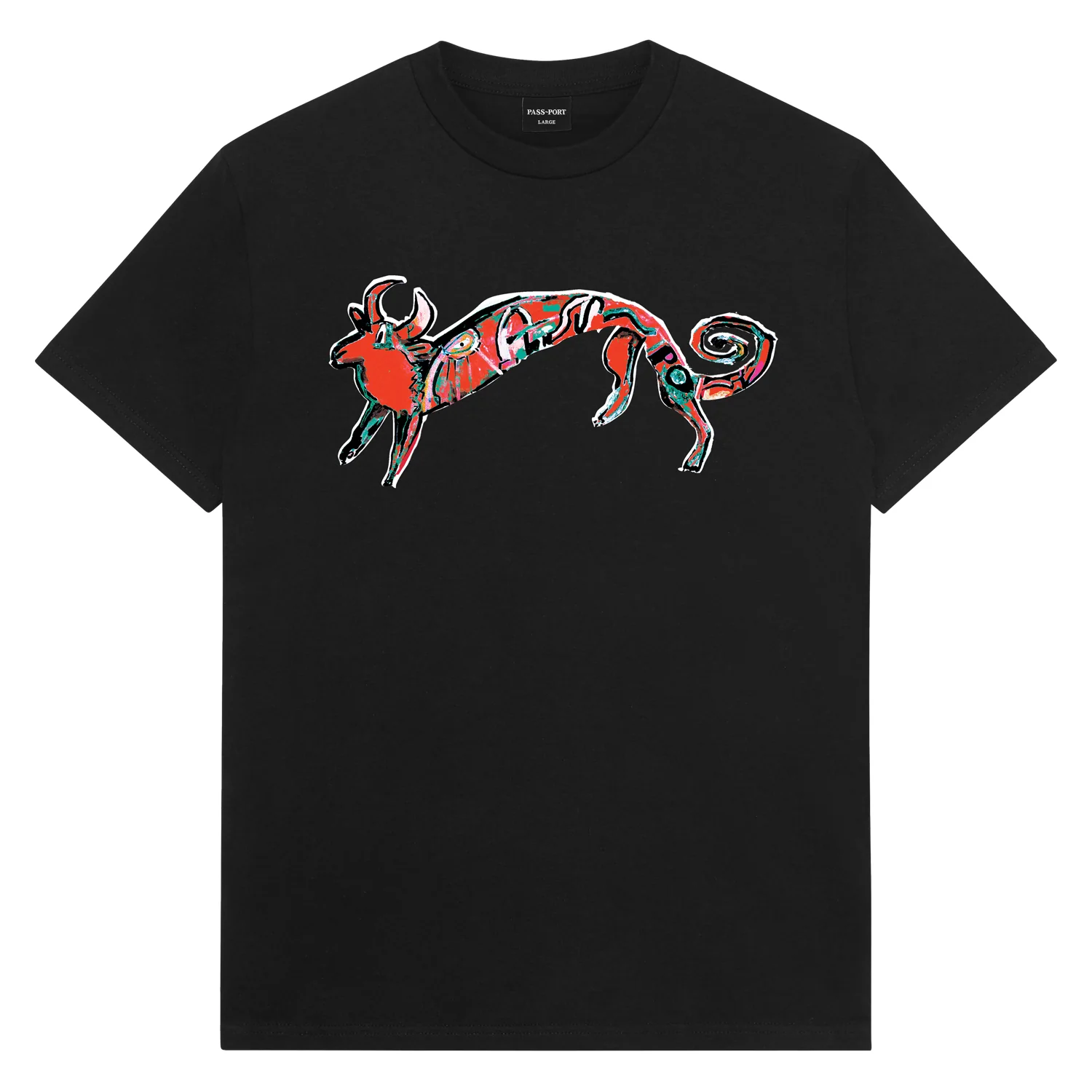 Pass~Port Bull Tee - Black