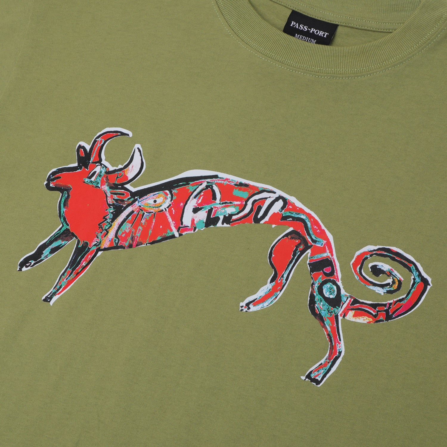Pass~Port Bull Tee - Pistachio - Image 2
