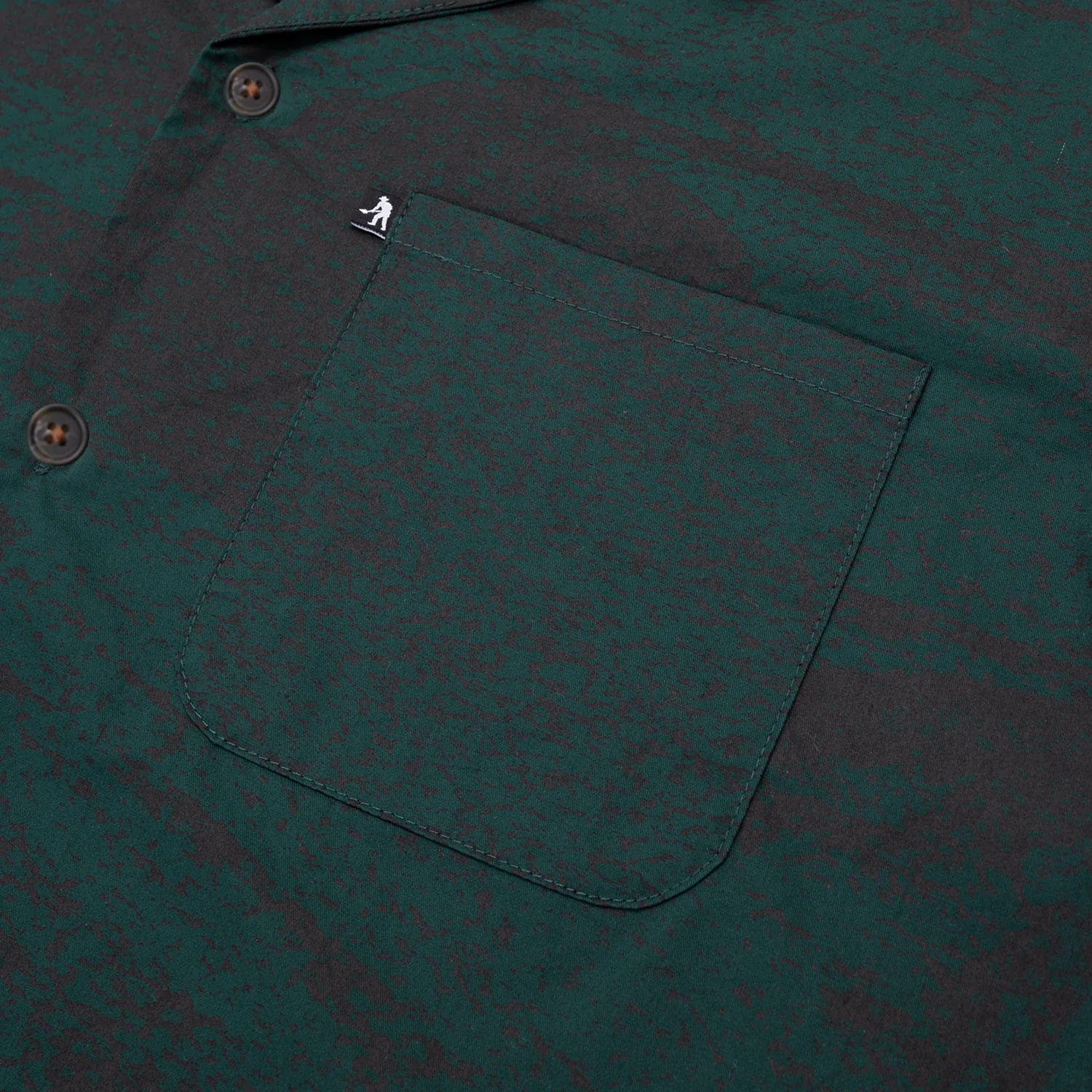 Pass~Port Cave~in Casual Shirt - Dark Green - Image 2