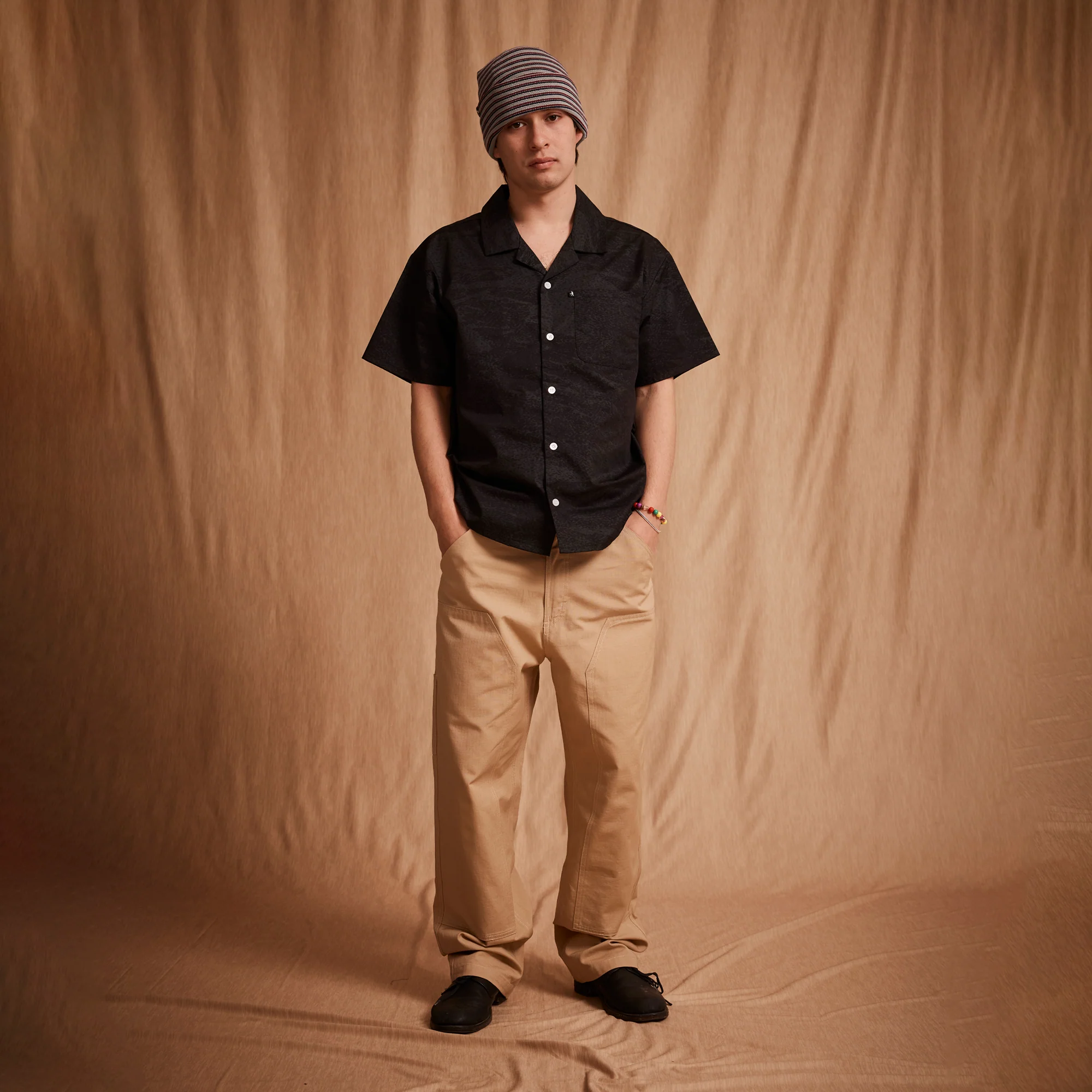 Pass~Port Cave~in Casual Shirt - Dark Green - Image 3