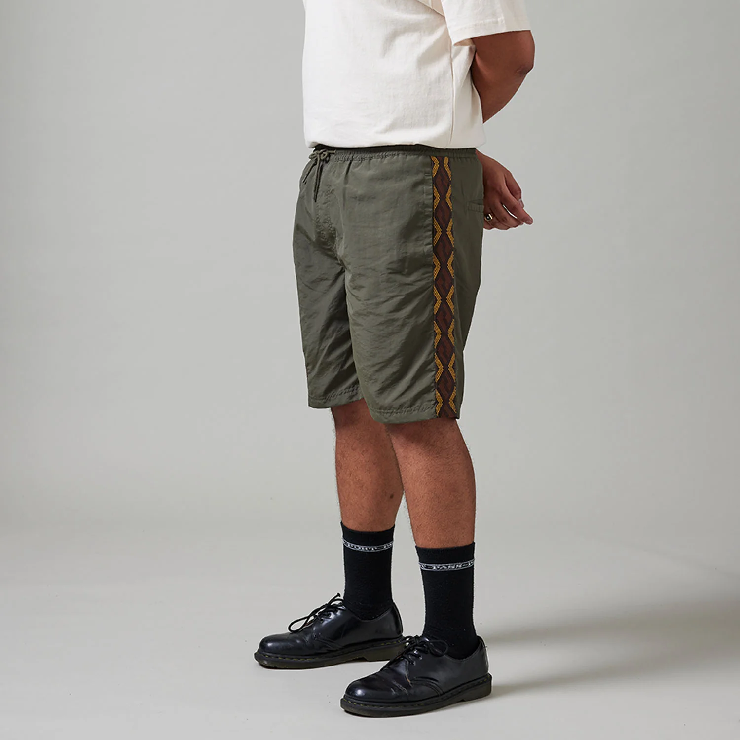 Pass~Port Coiled RPET Casual Short - Olive Green - Image 2