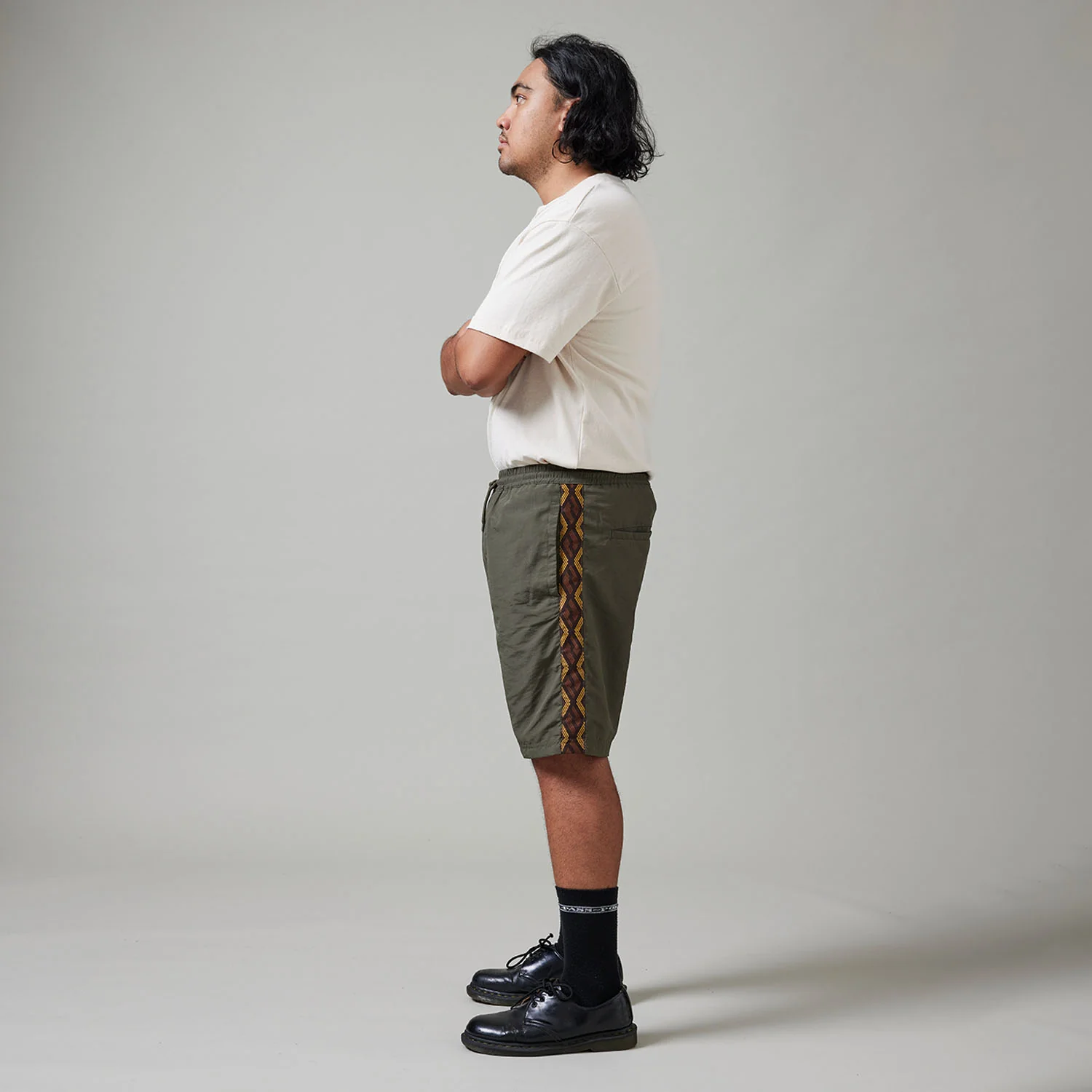 Pass~Port Coiled RPET Casual Short - Olive Green - Image 5