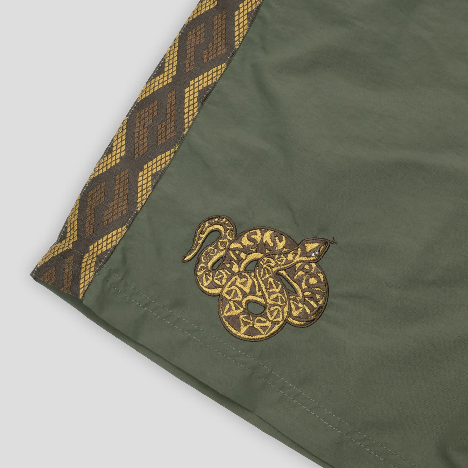 Pass~Port Coiled RPET Casual Short - Olive Green - Image 6