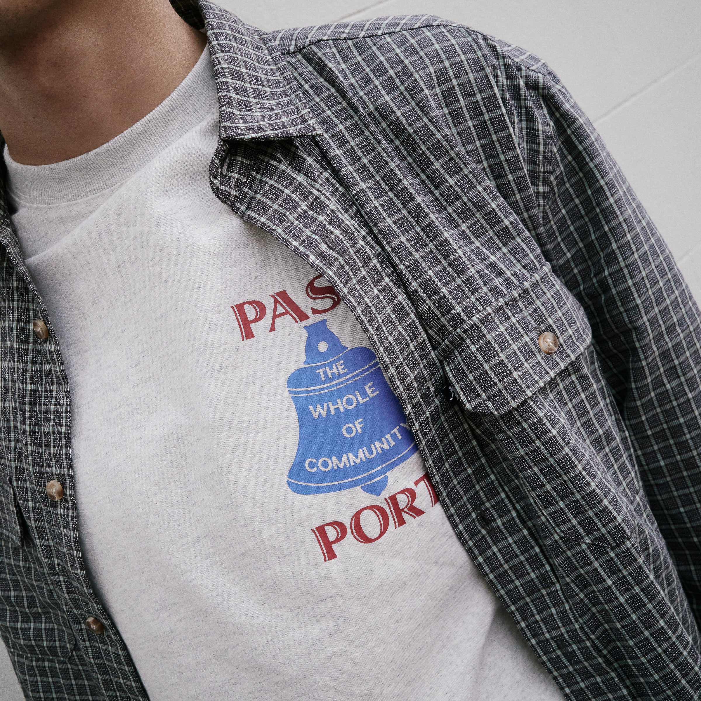 Pass~Port Communal Bell Tee - Ash - Image 5