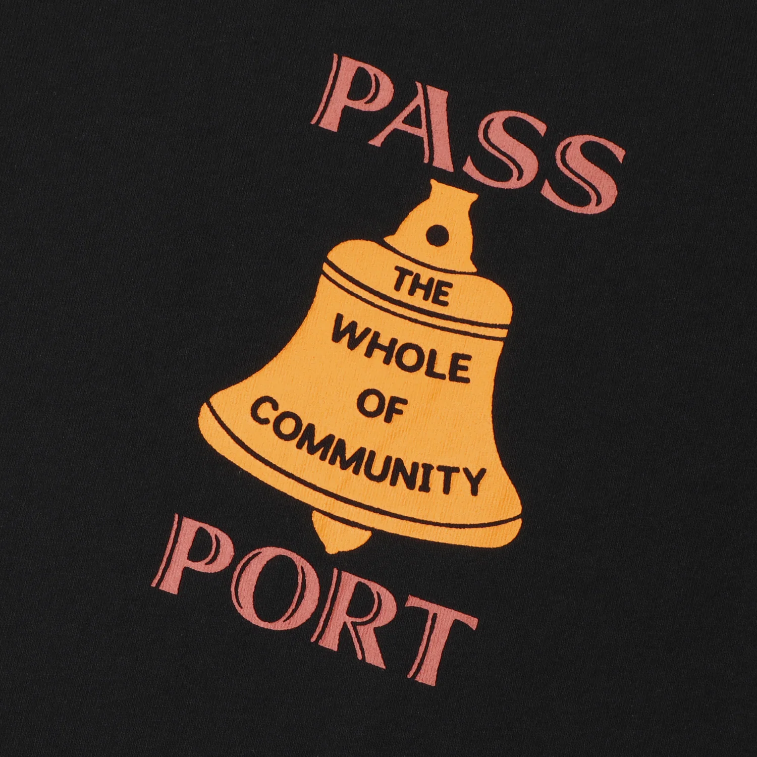 Pass~Port Communal Bell Tee - Black - Image 3