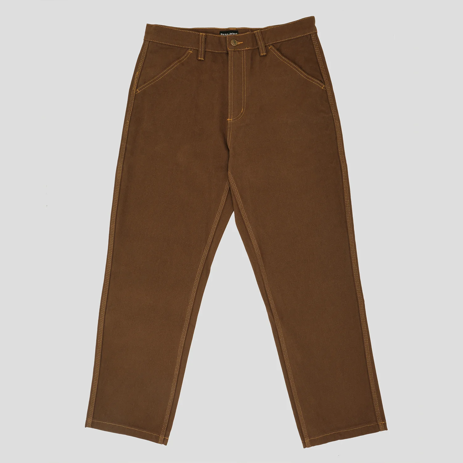 Pass~Port Diggers Club Pant - Mud / Gold Stitch