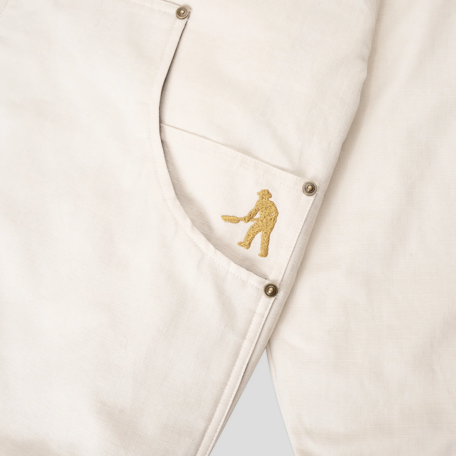 Pass~Port Diggers Club Ripstop Zip Hood - Bone - Image 6