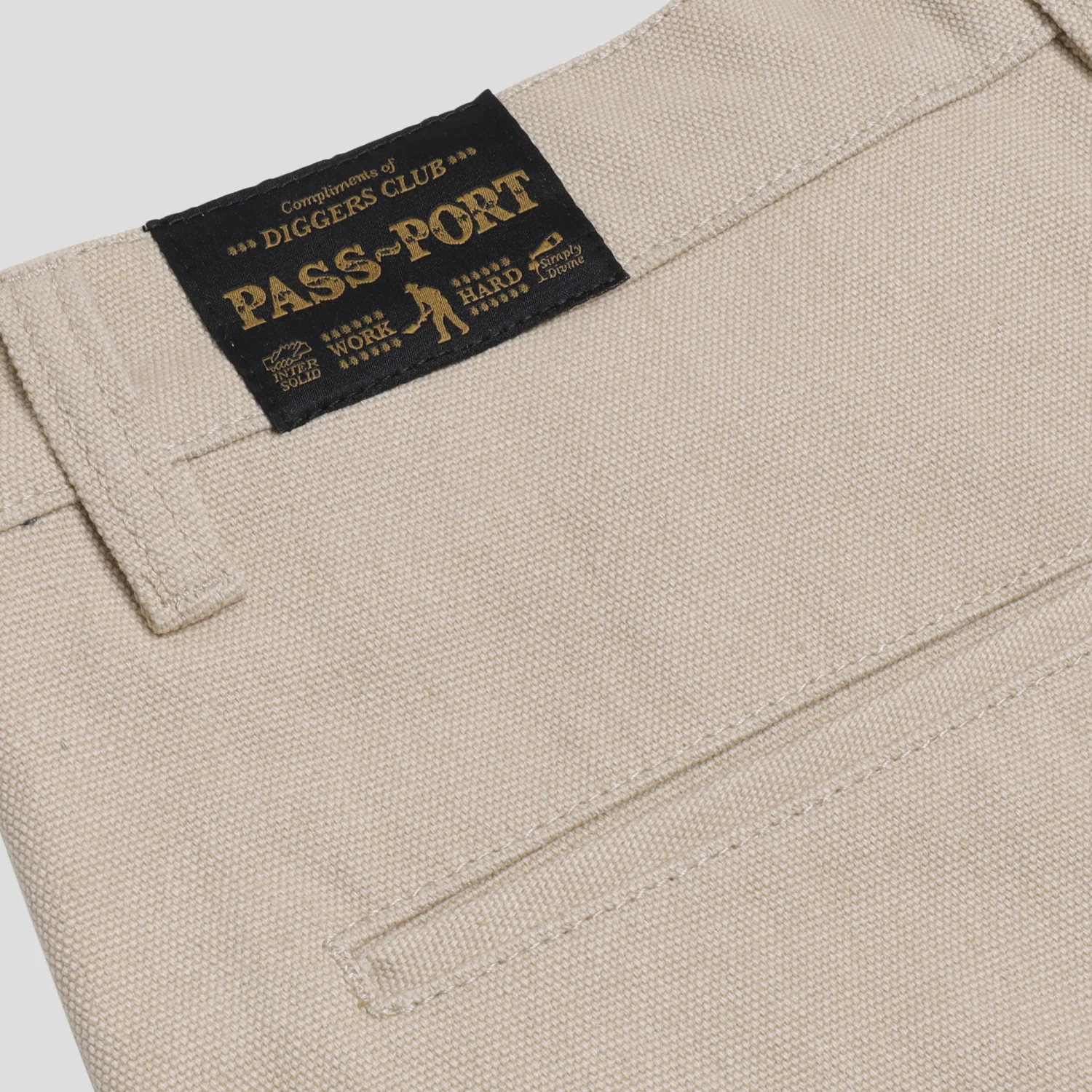 Pass~Port Diggers Club Short - Khaki - Image 3