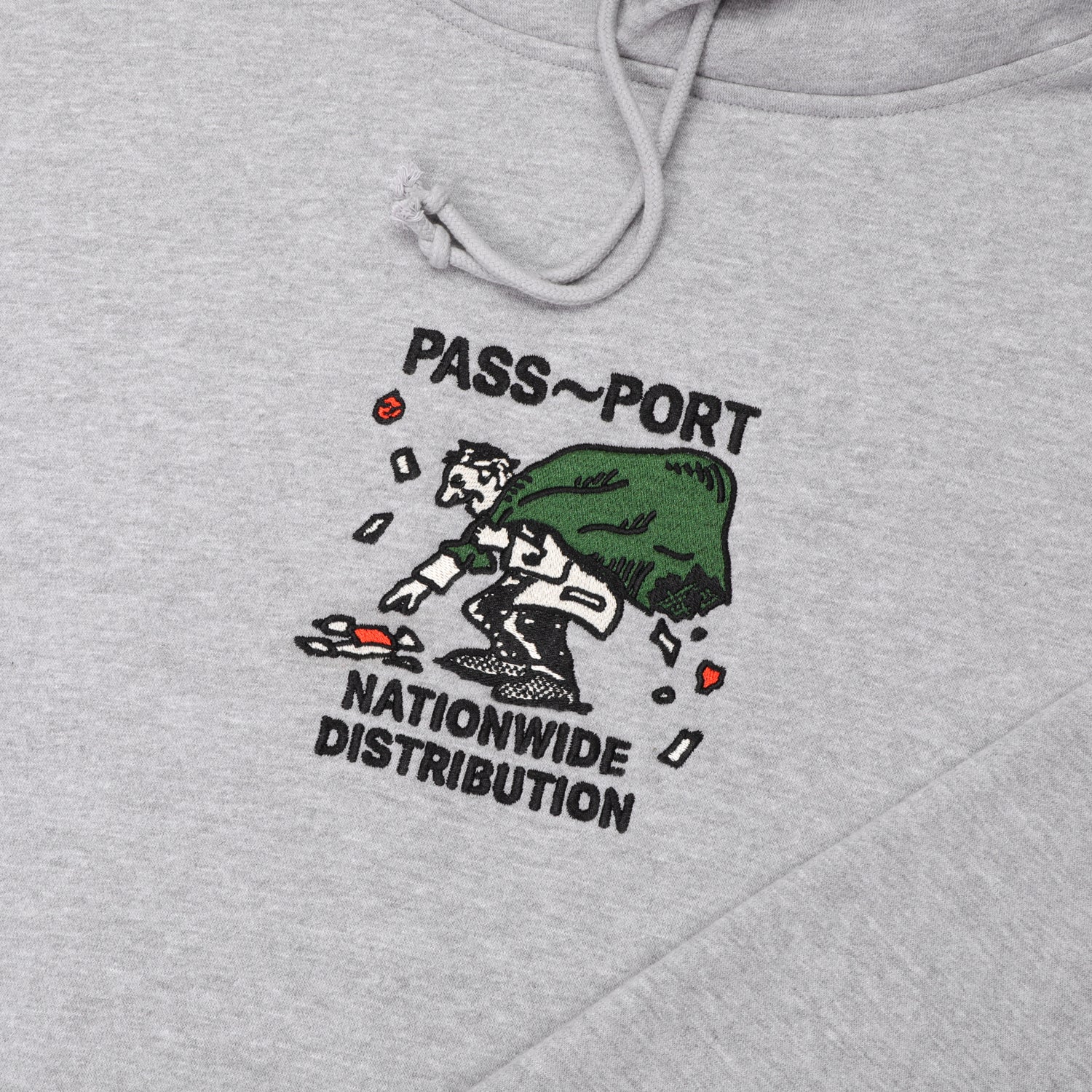 Pass~Port Distribution Hoodie - Ash - Image 2