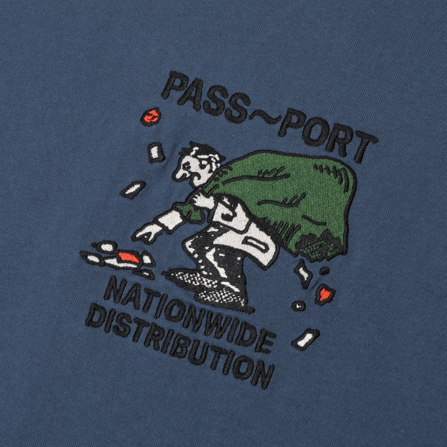 Pass~Port Distribution Tee - Harbour Blue - Image 2