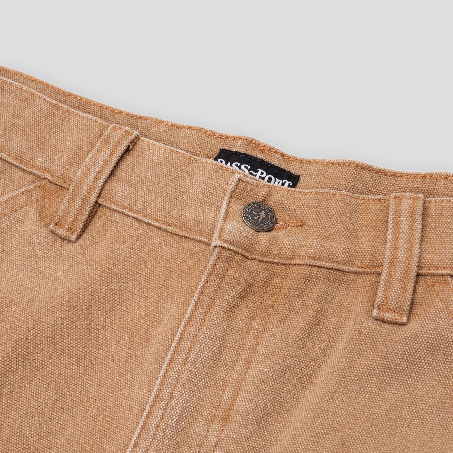 Pass~Port Double Knee Diggers Club Pant - Caramel - Image 10