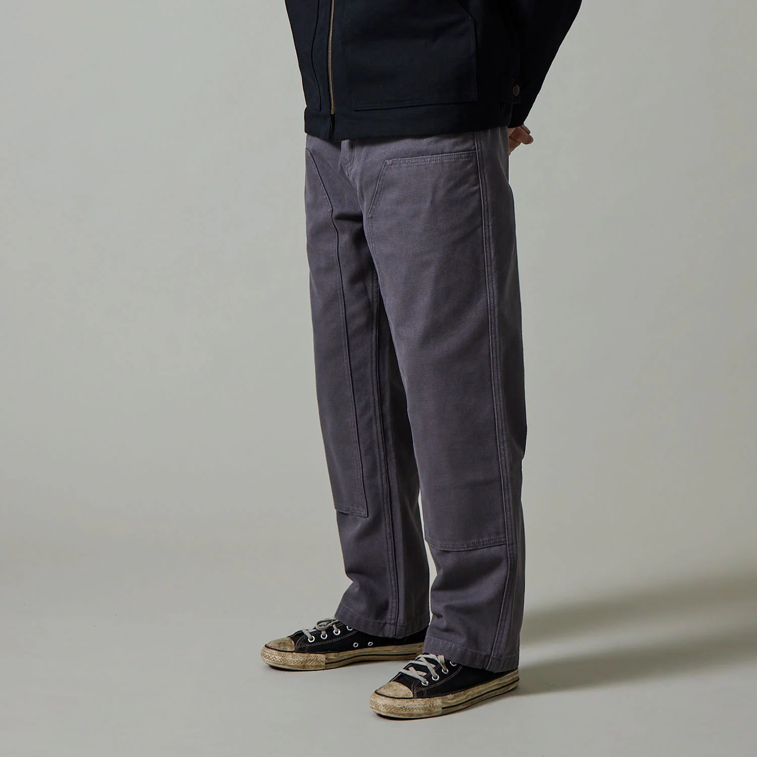 Pass~Port Double Knee Diggers Club Pant - Charcoal - Image 2