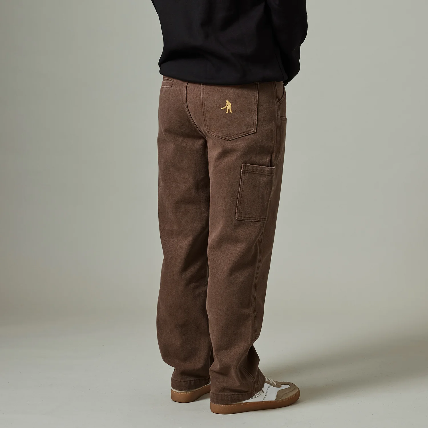 Pass~Port Double Knee Diggers Club Pant - Washed Brown - Image 3