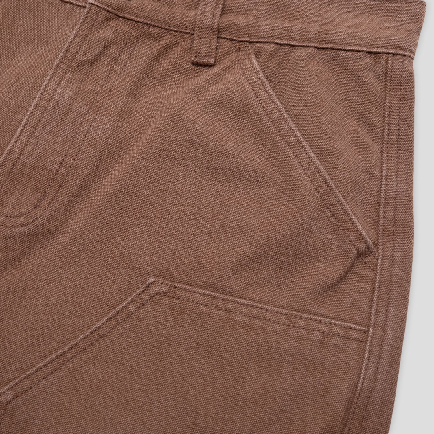 Pass~Port Double Knee Diggers Club Pant - Washed Brown - Image 9