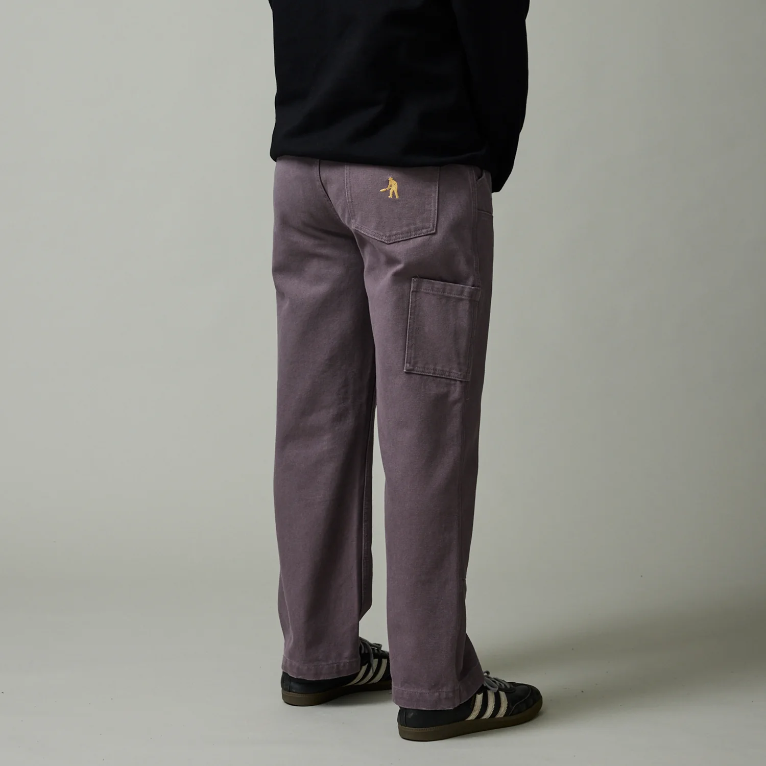 Pass~Port Double Knee Diggers Club Pant - Washed Lilac - Image 3