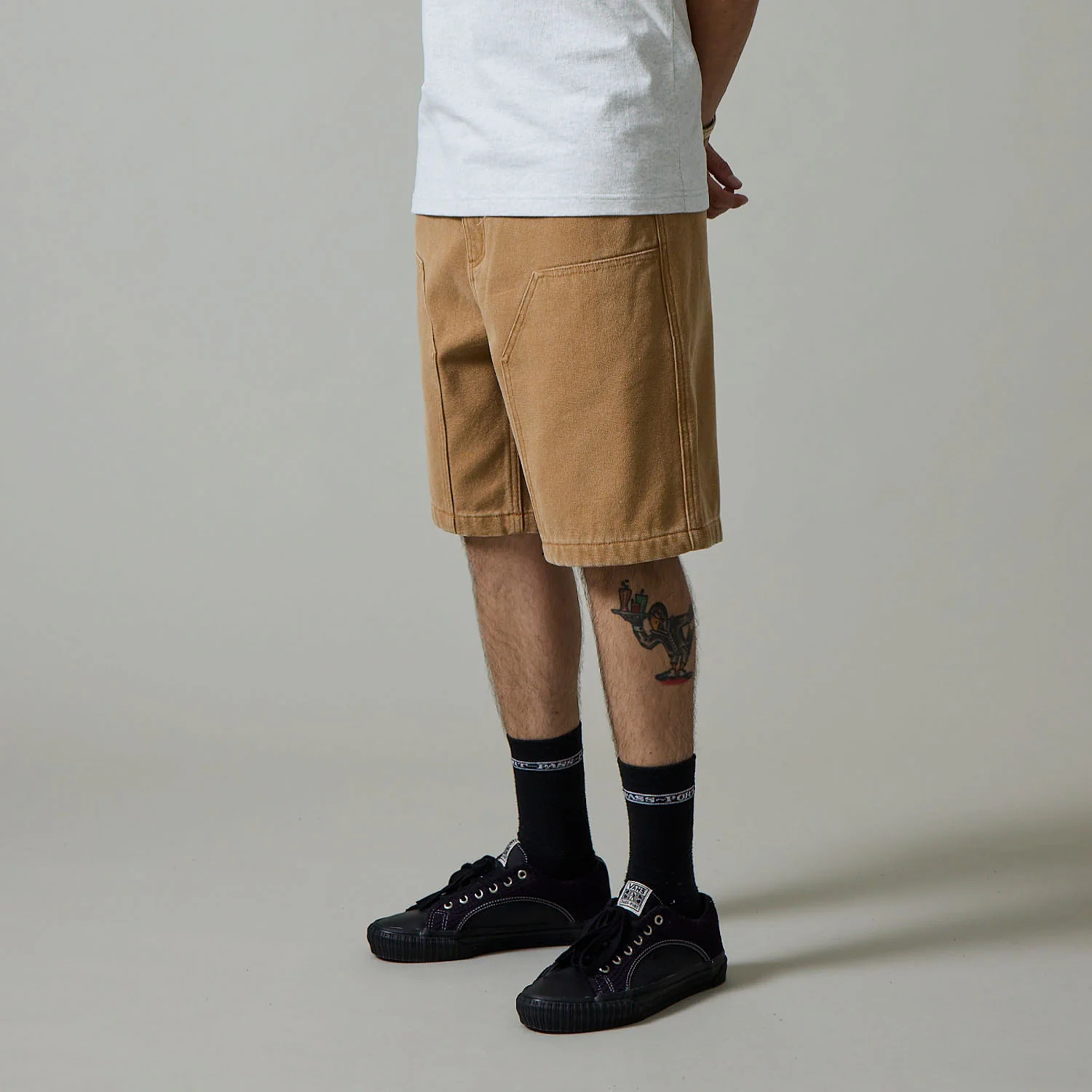 Pass~Port Double Knee Diggers Club Short - Caramel - Image 2