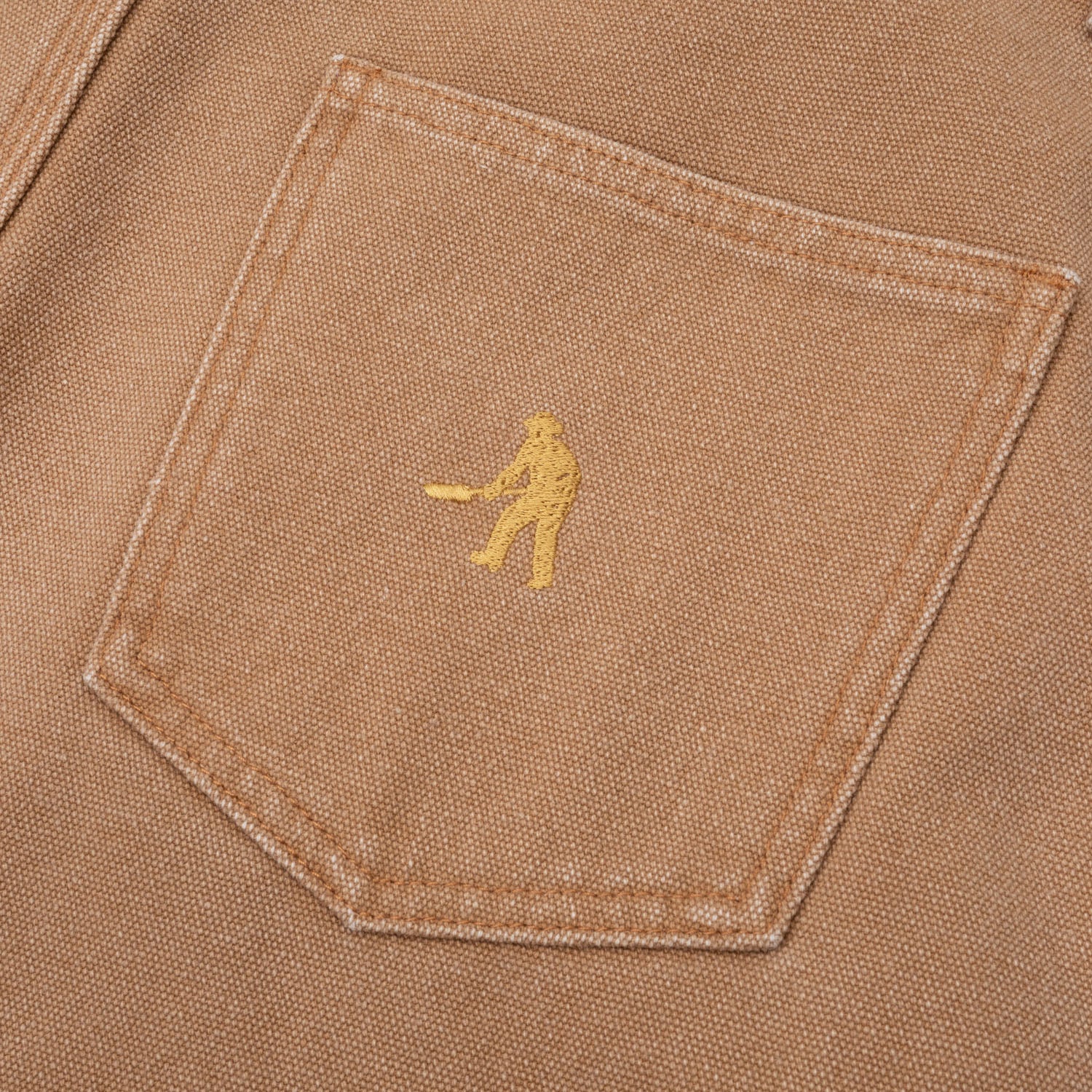 Pass~Port Double Knee Diggers Club Short - Caramel - Image 8