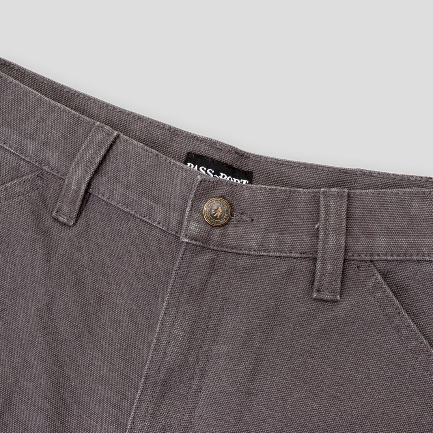 Pass~Port Double Knee Diggers Club Short - Charcoal - Image 10