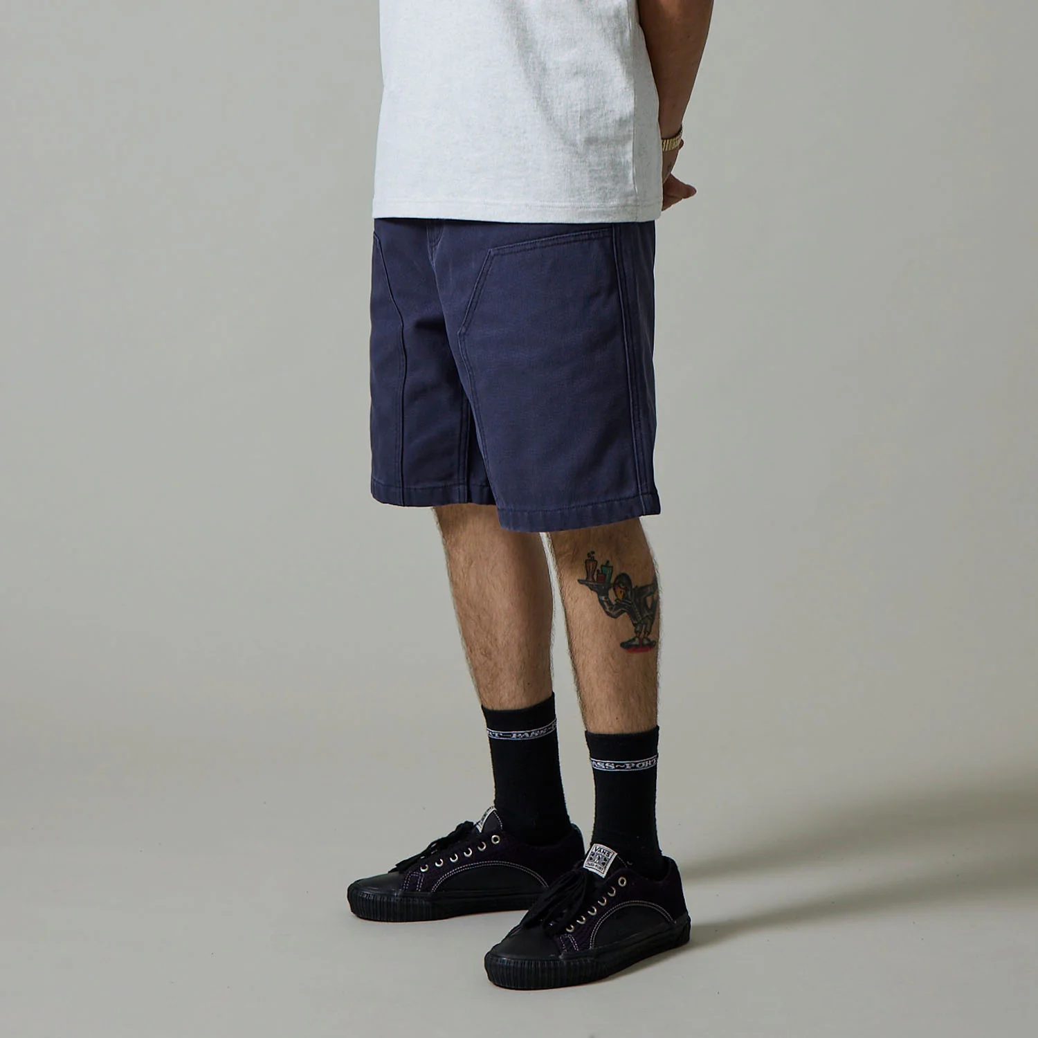 Pass~Port Double Knee Diggers Club Short - Navy - Image 2