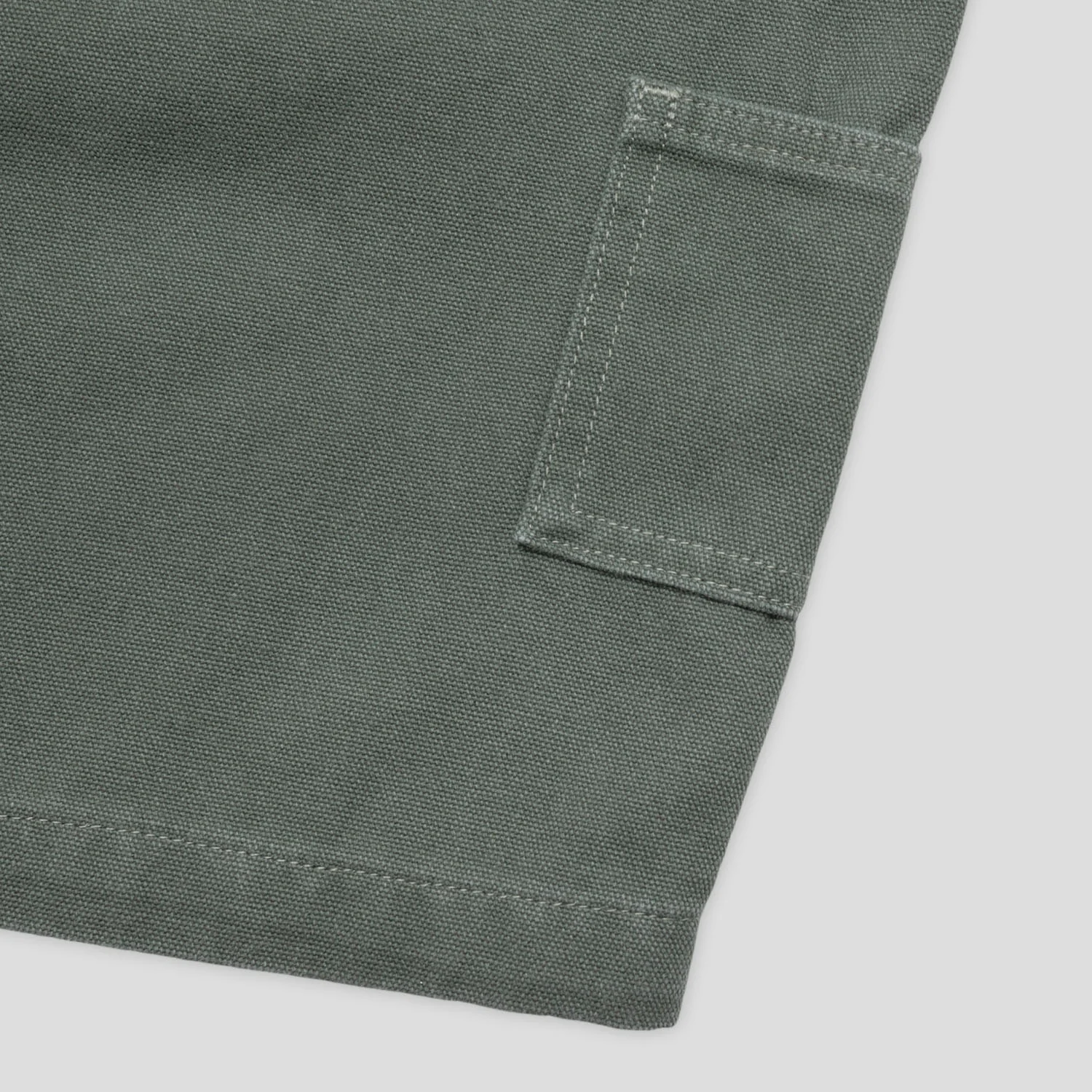 Pass~Port Double Knee Diggers Club Short - Washed Forest Green - Image 9