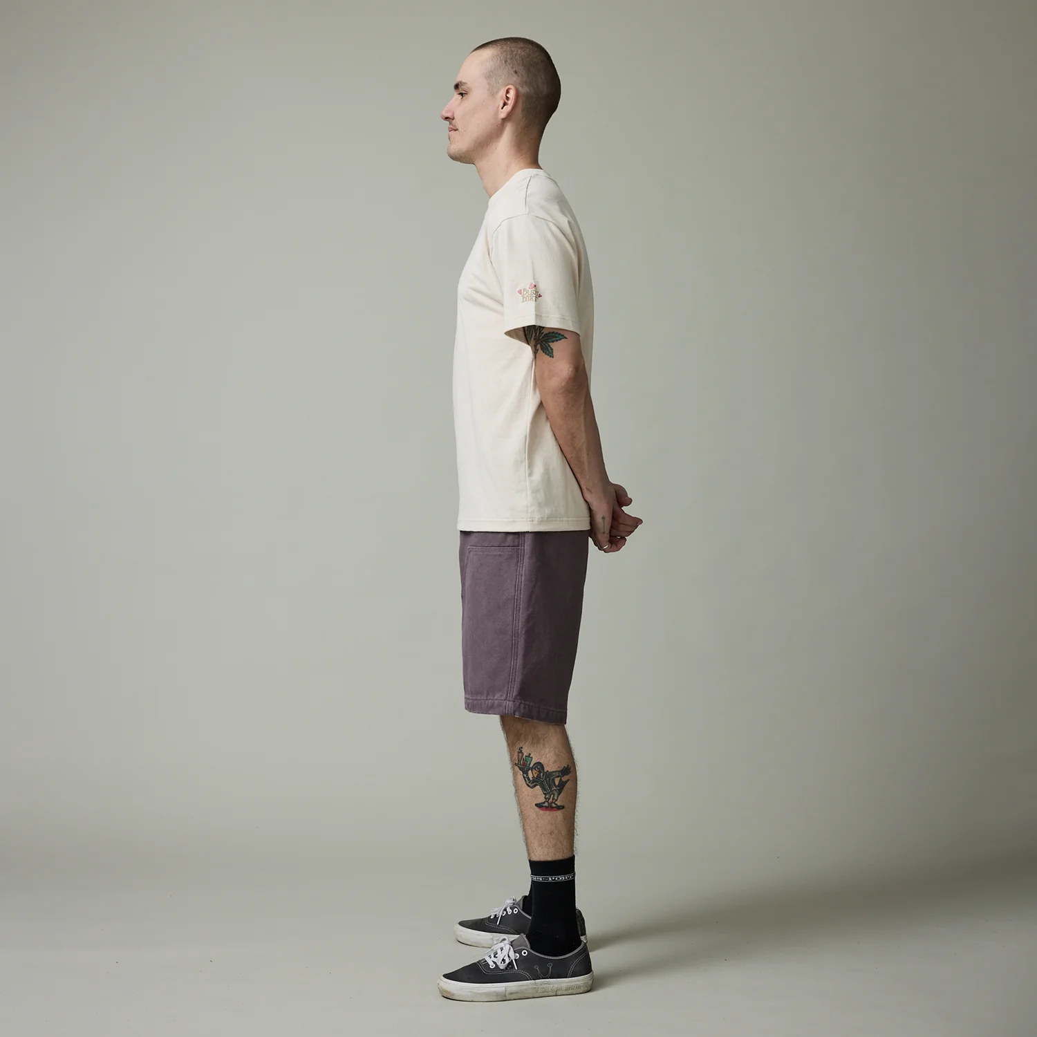 Pass~Port Double Knee Diggers Club Short - Washed Lilac - Image 5