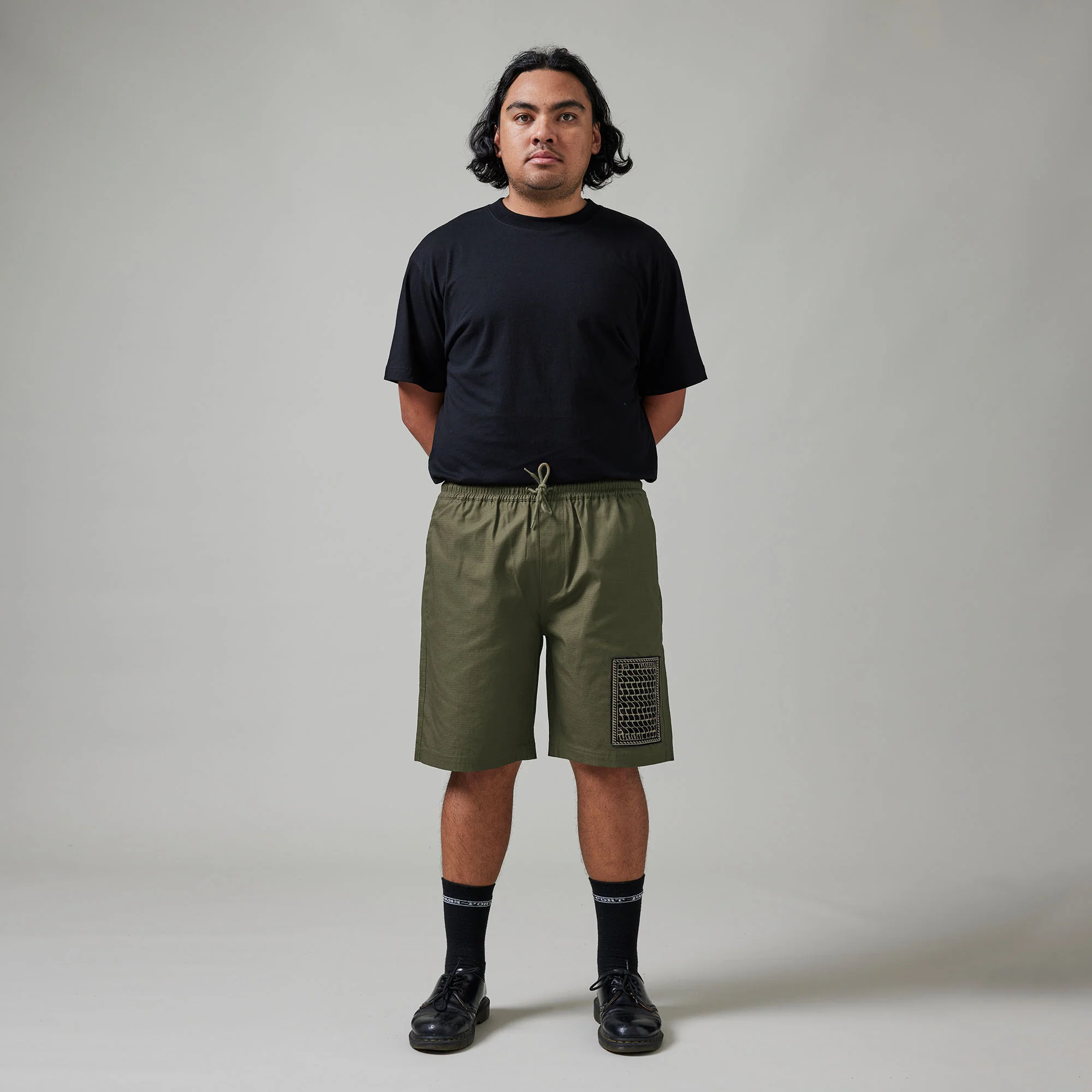Pass~Port Drain Ripstop Casual Short - Olive - Image 4