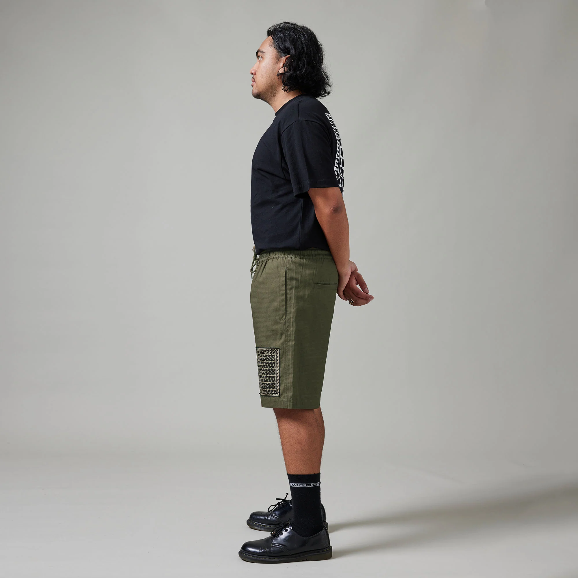 Pass~Port Drain Ripstop Casual Short - Olive - Image 5