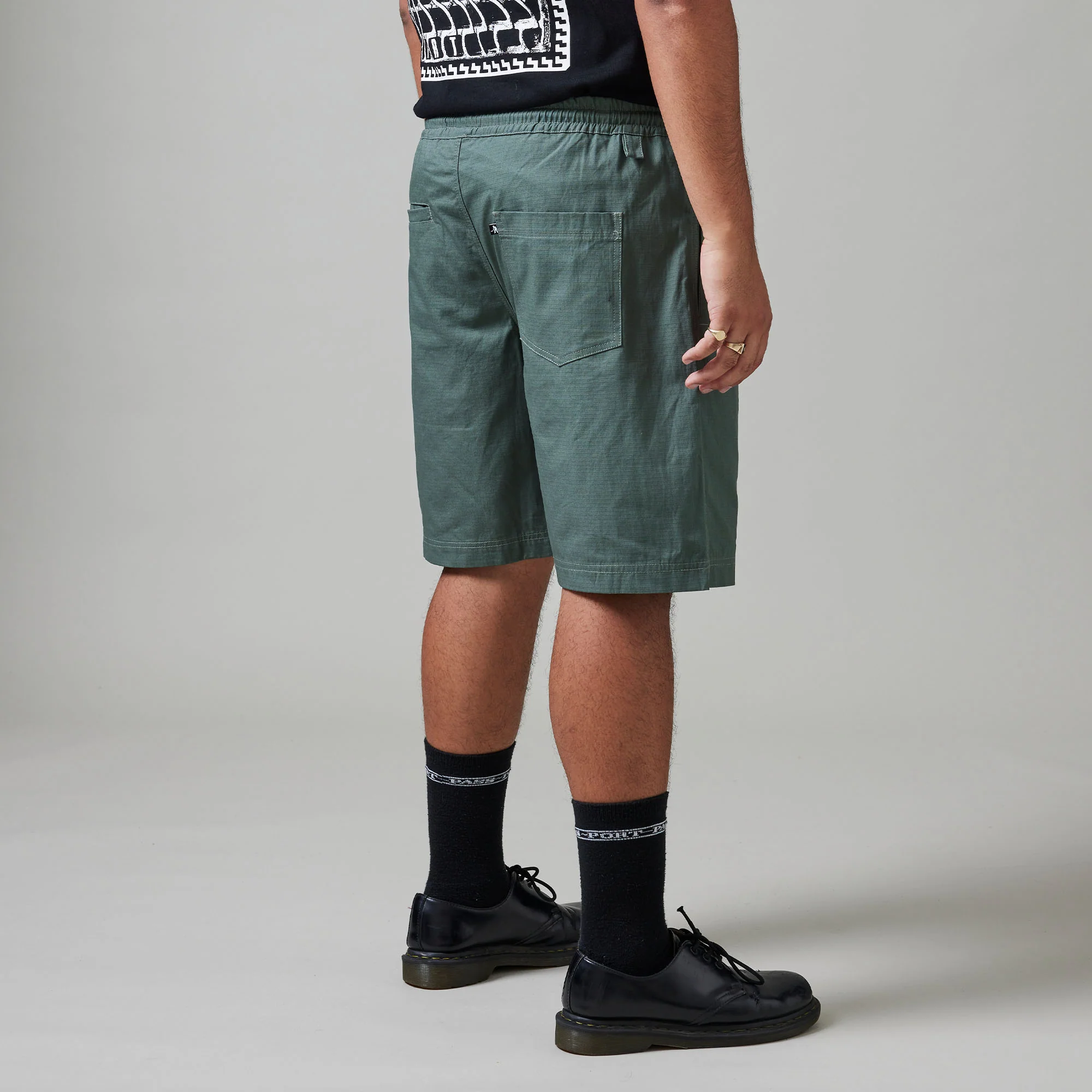 Pass~Port Drain Ripstop Casual Short - Sage - Image 3