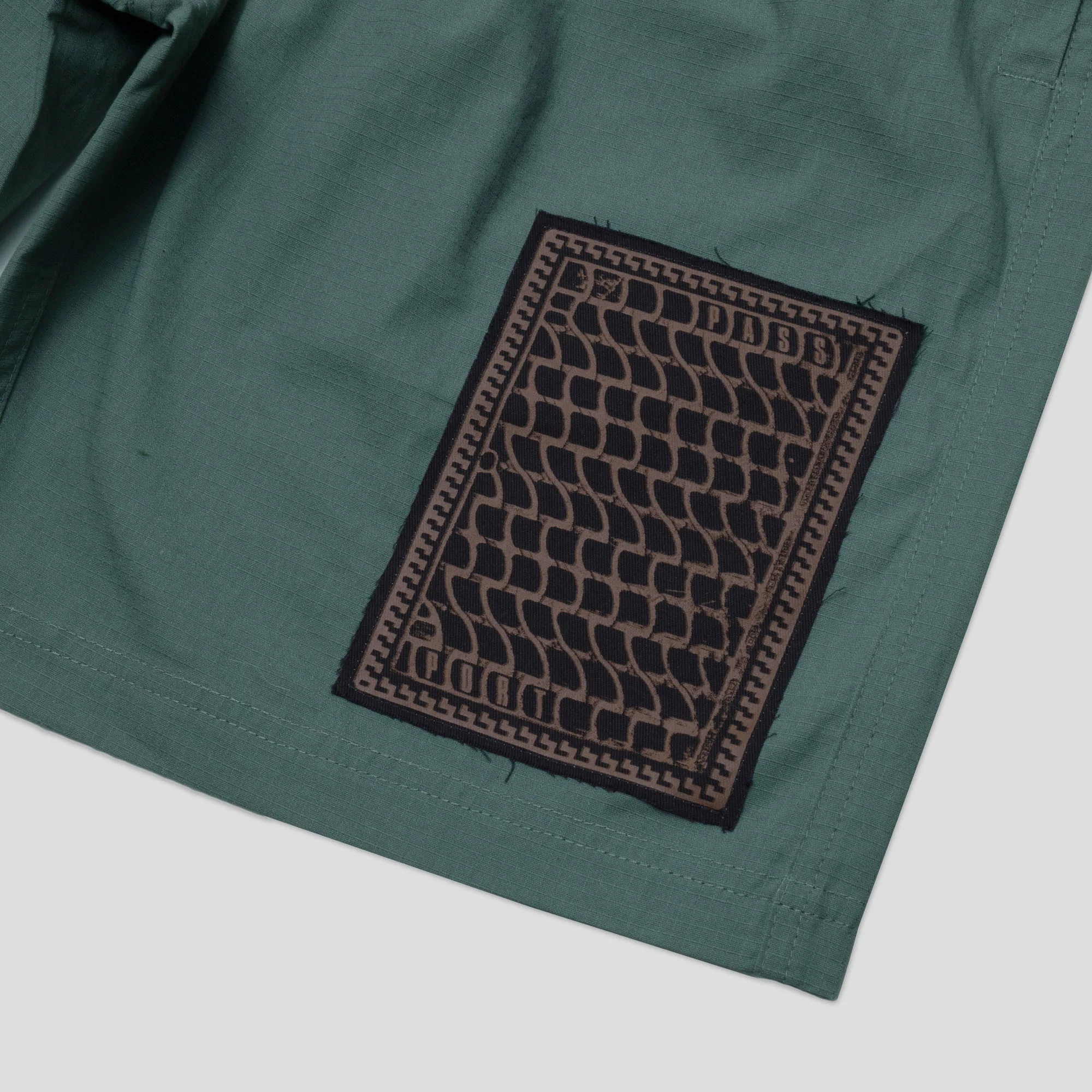 Pass~Port Drain Ripstop Casual Short - Sage - Image 6