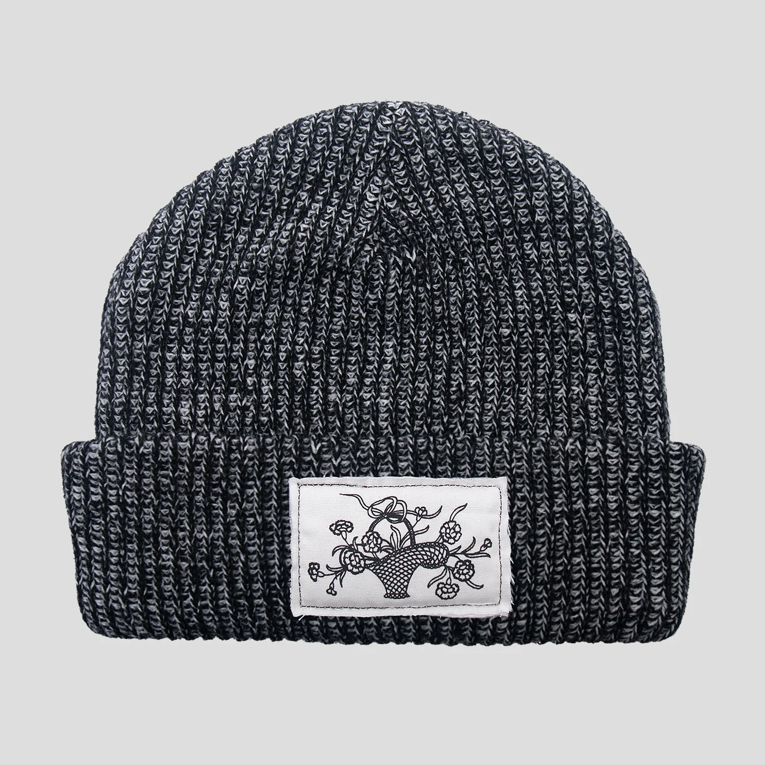 Pass~Port Edible Flowers Beanie - Black / White Speckle - Image 2