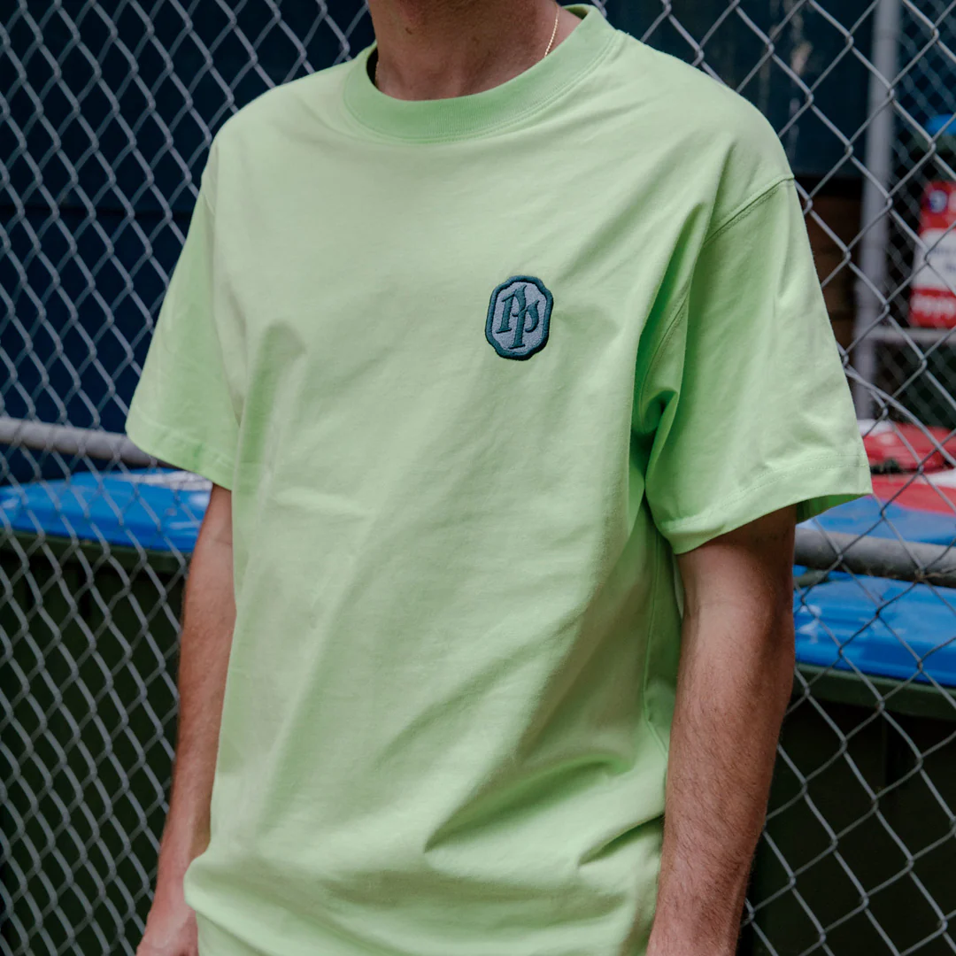 Pass~Port Emblematic Organic Cotton Tee - Matcha - Image 2
