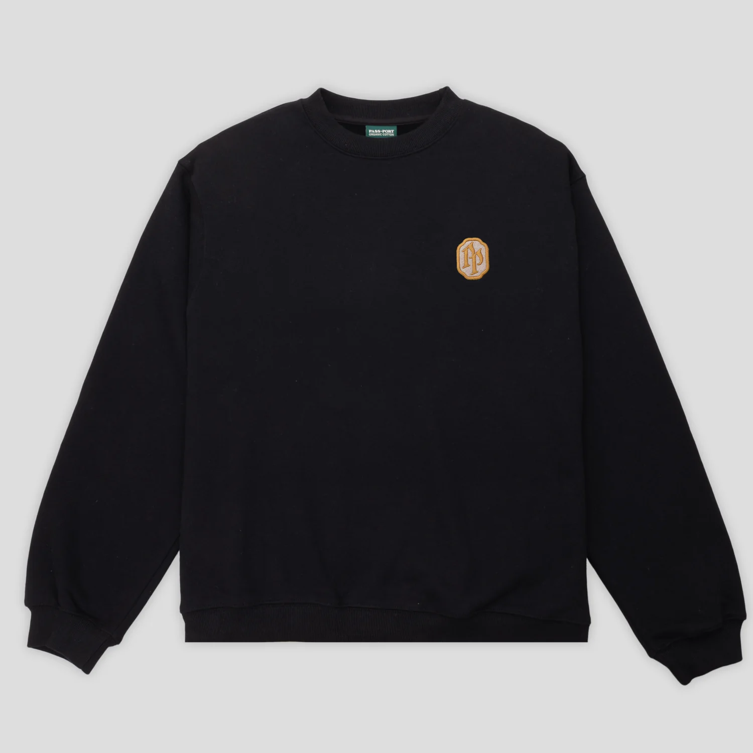 Pass~Port Emblematic Organic Fleece Sweater - Black