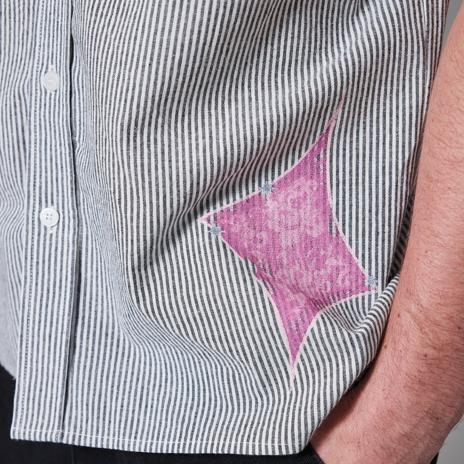 Pass~Port Glint Workers Short Sleeve Shirt - Black - Image 3
