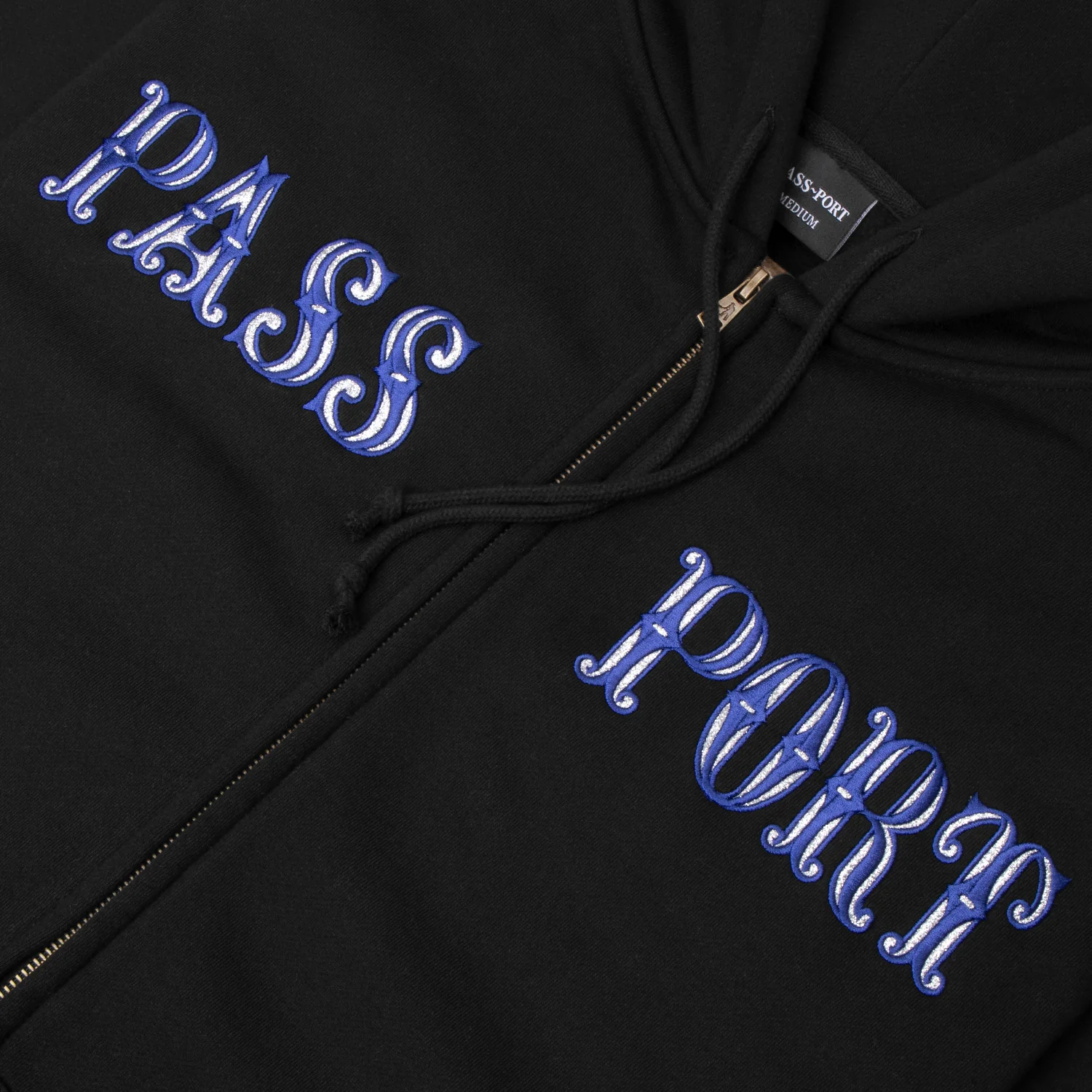 Pass~Port Glint Zip Hoodie - Black - Image 4