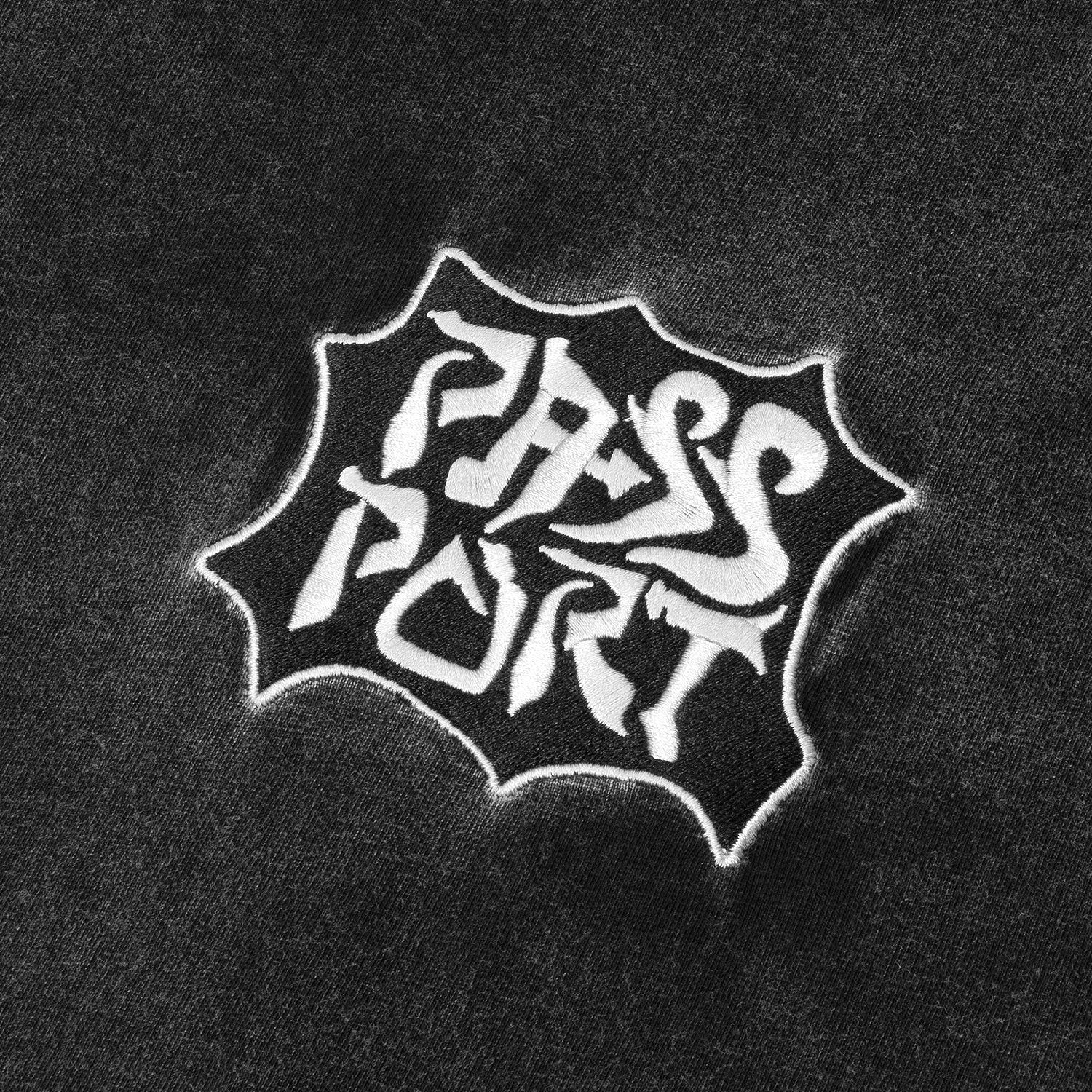 Pass~Port Glyph Tee - Acid Black - Image 3