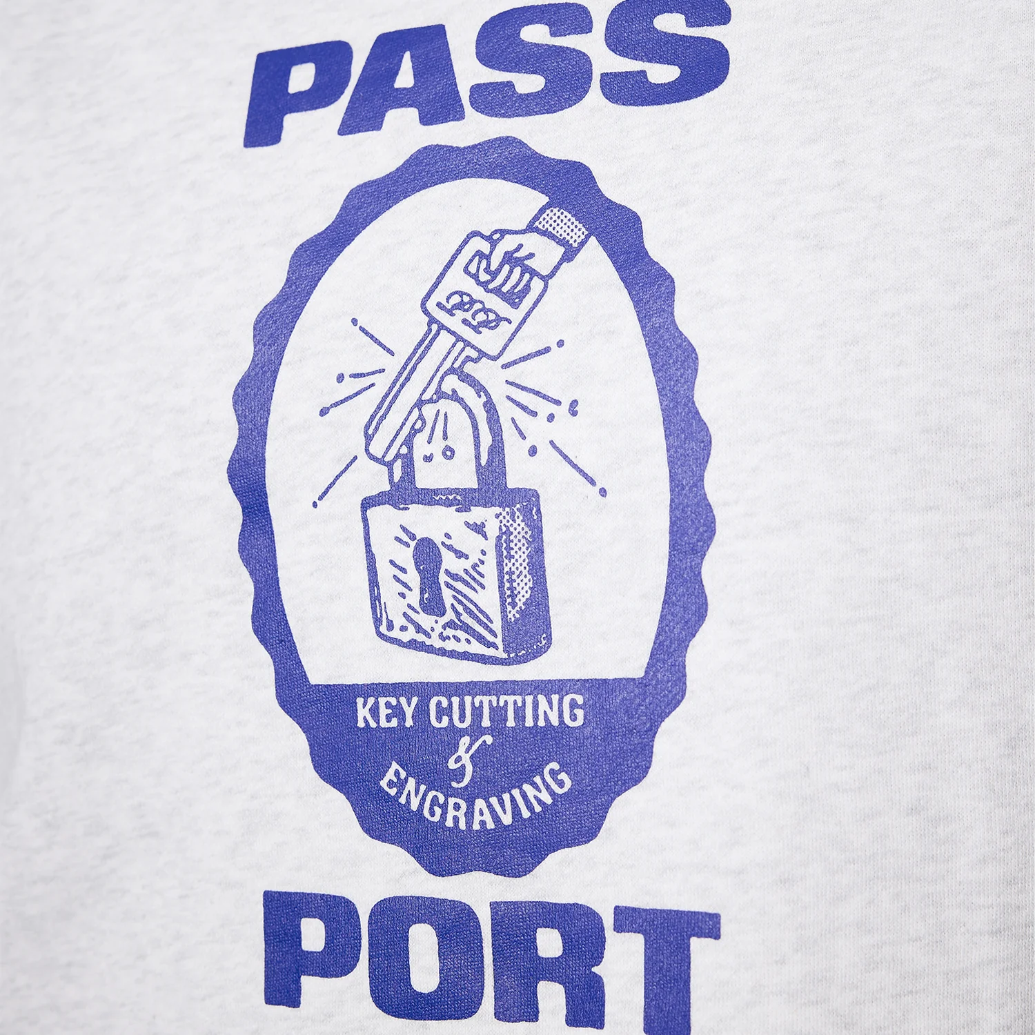 Pass~Port Hercu-Locks Sweater - White Marle - Image 3