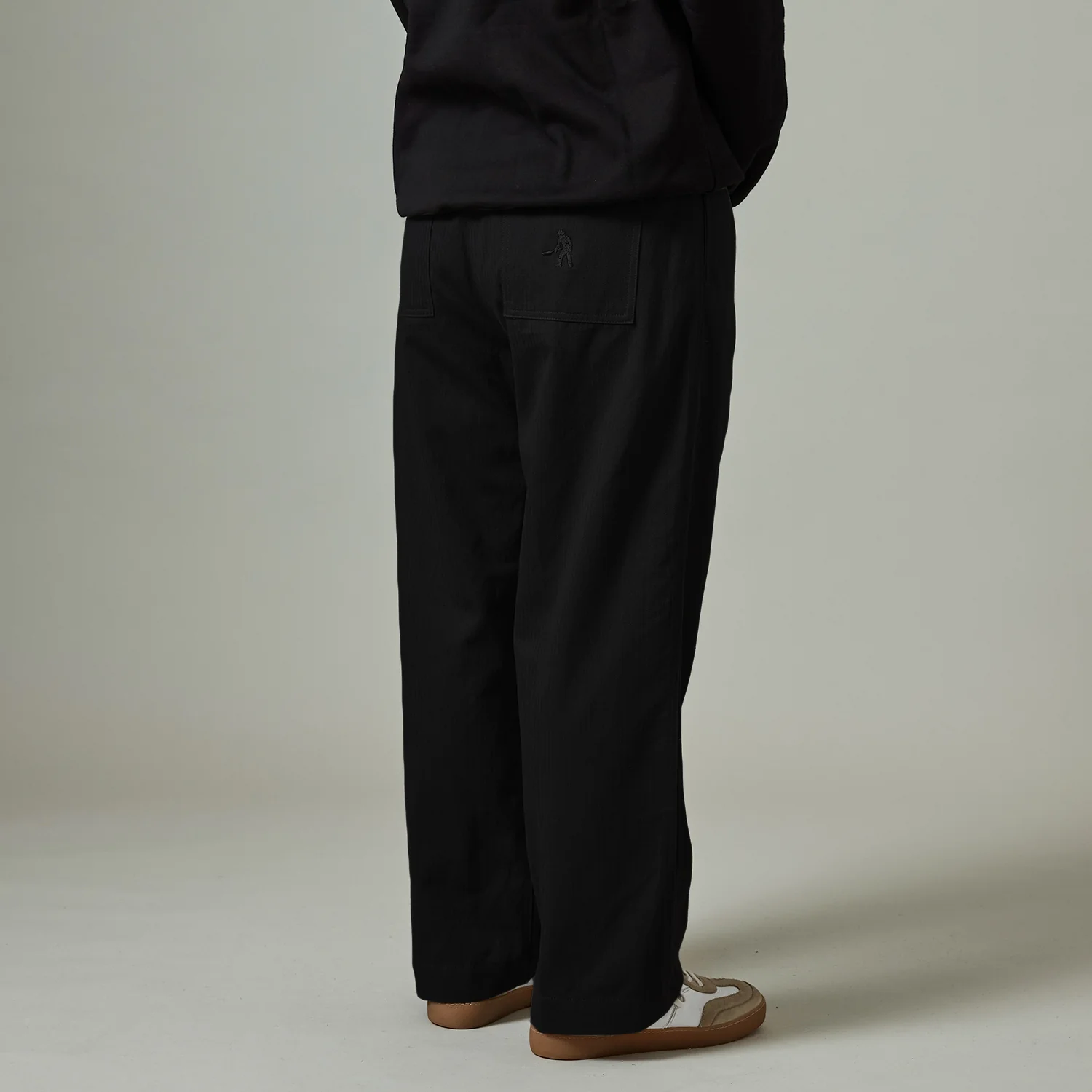 Pass~Port Herringbone Leagues Club Pant - Black - Image 5