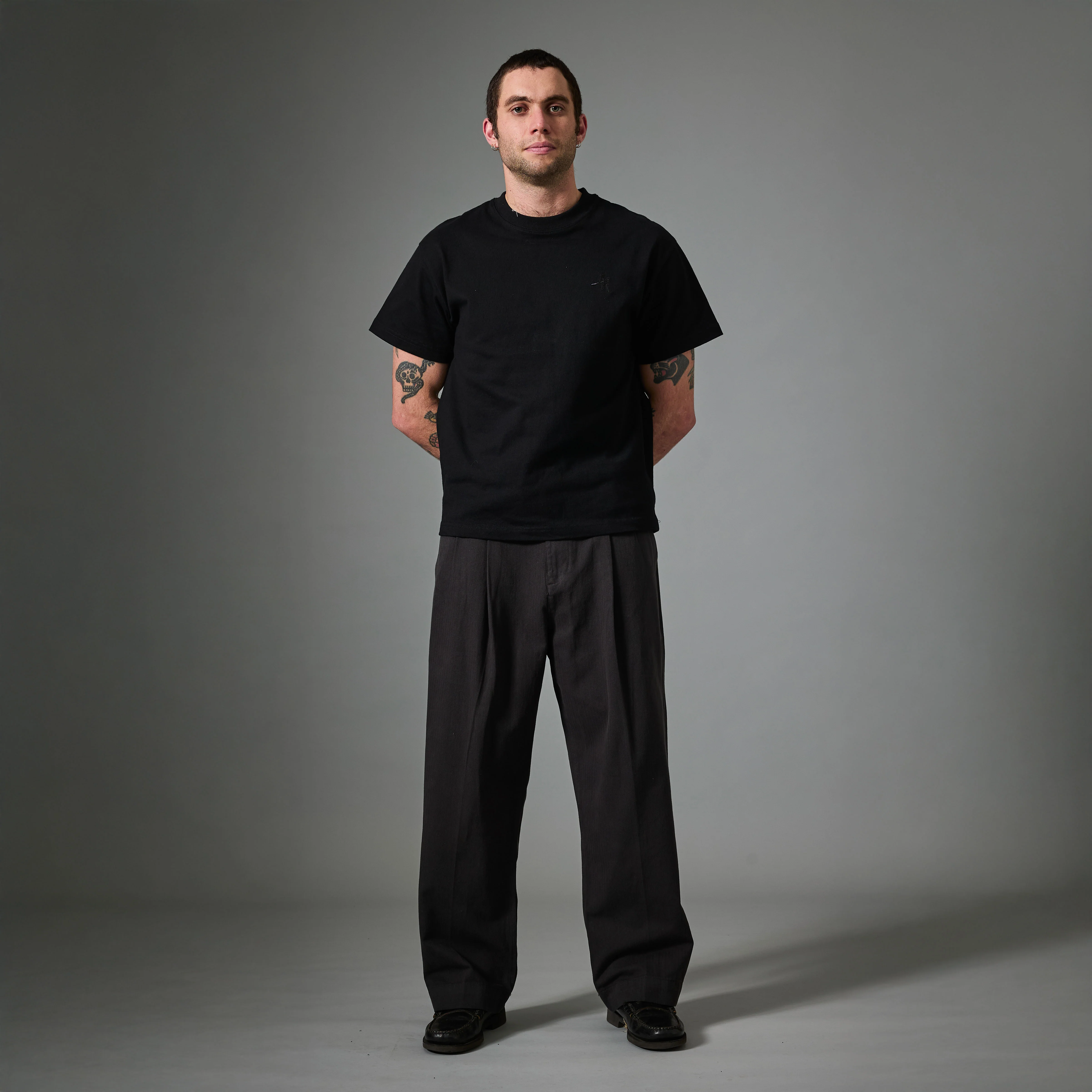 Pass~Port Herringbone Leagues Club Pant - Vintage Black - Image 2